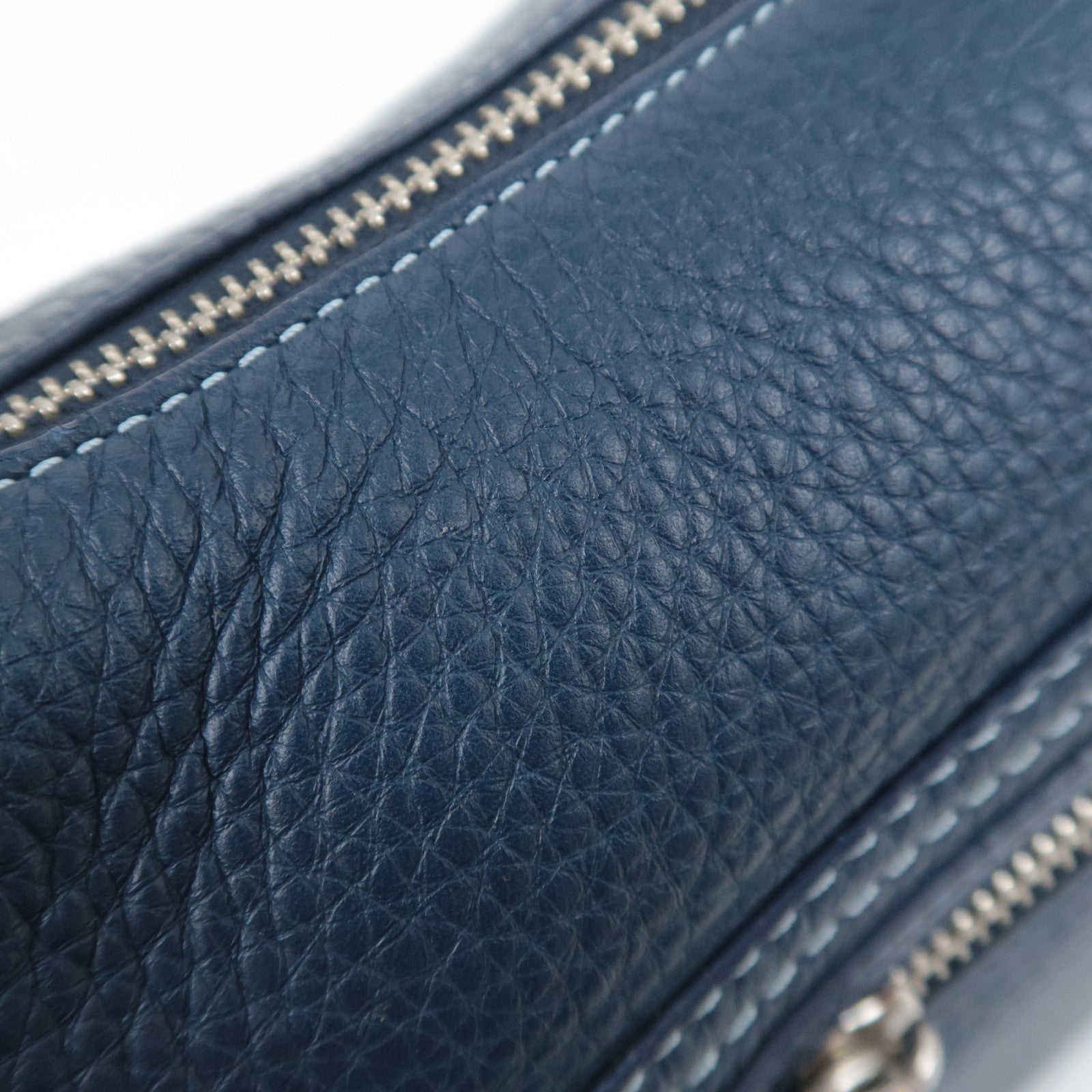 COACH Penelope Leather Shoulder Bag Navy 13159