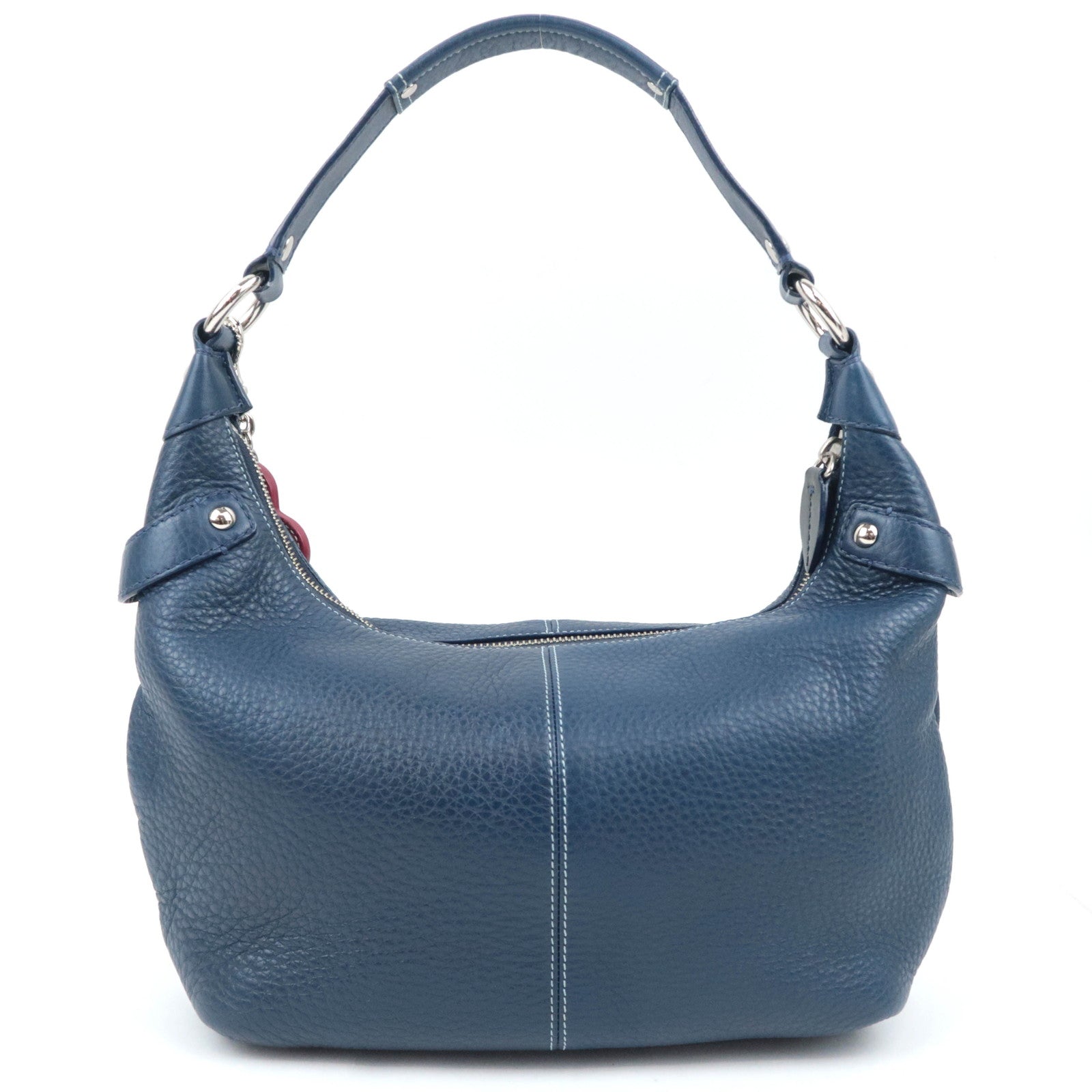 COACH Penelope Leather Shoulder Bag Navy 13159