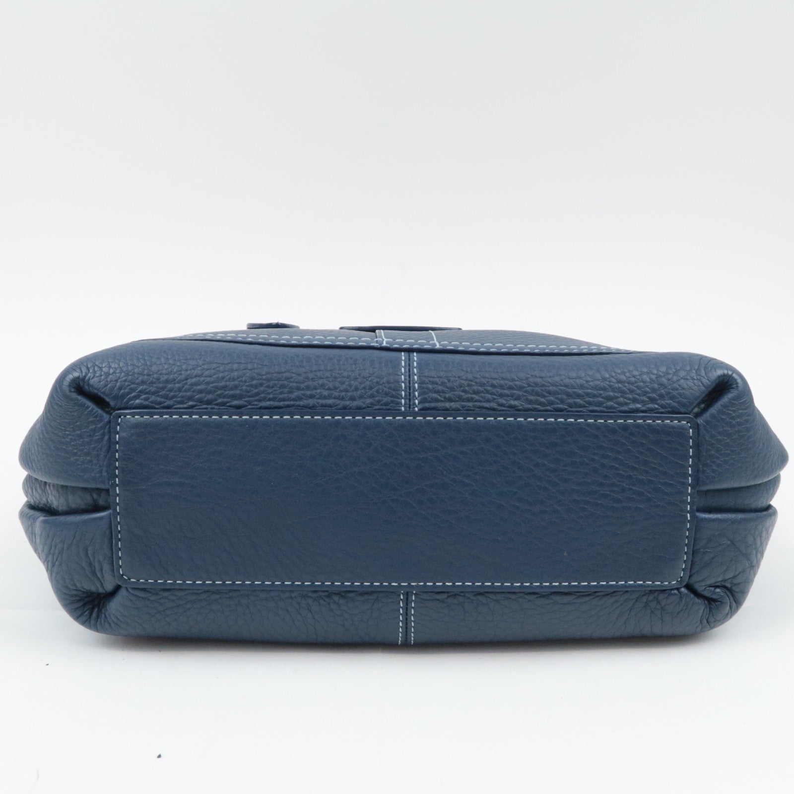 COACH Penelope Leather Shoulder Bag Navy 13159