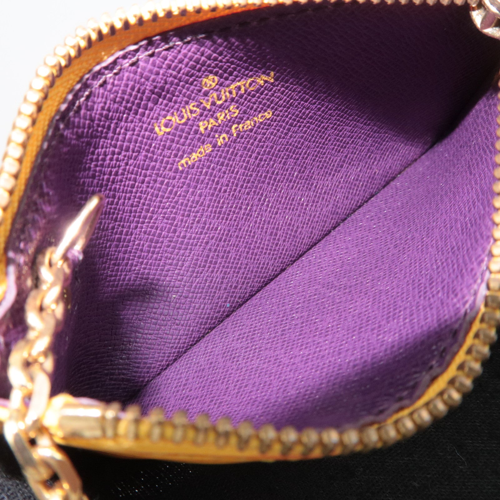 Louis Vuitton Epi Pochette Cles Coin Case Tassili Yellow M63809