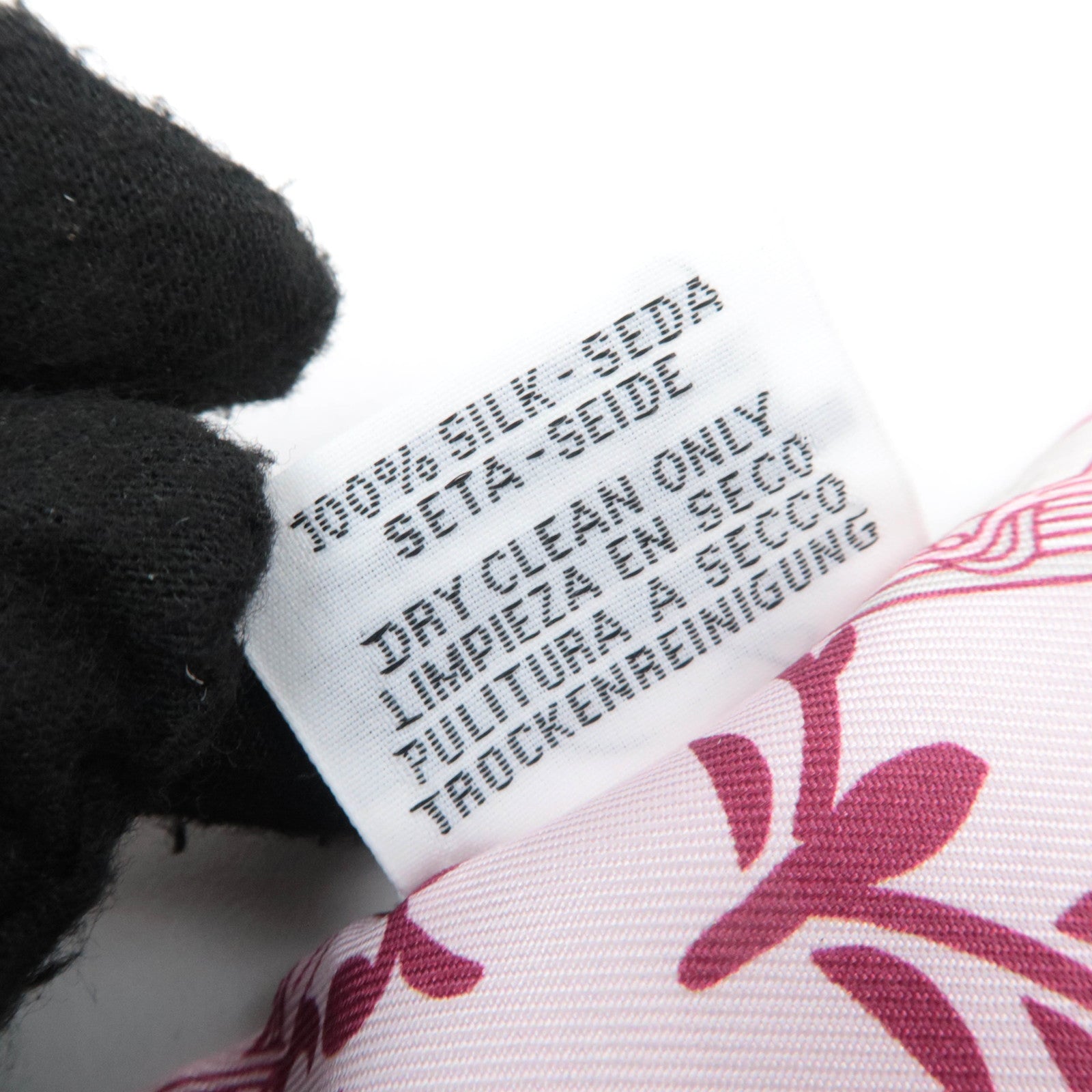 HERMES Twilly Scarf Etriers Remix 100% Silk Pink