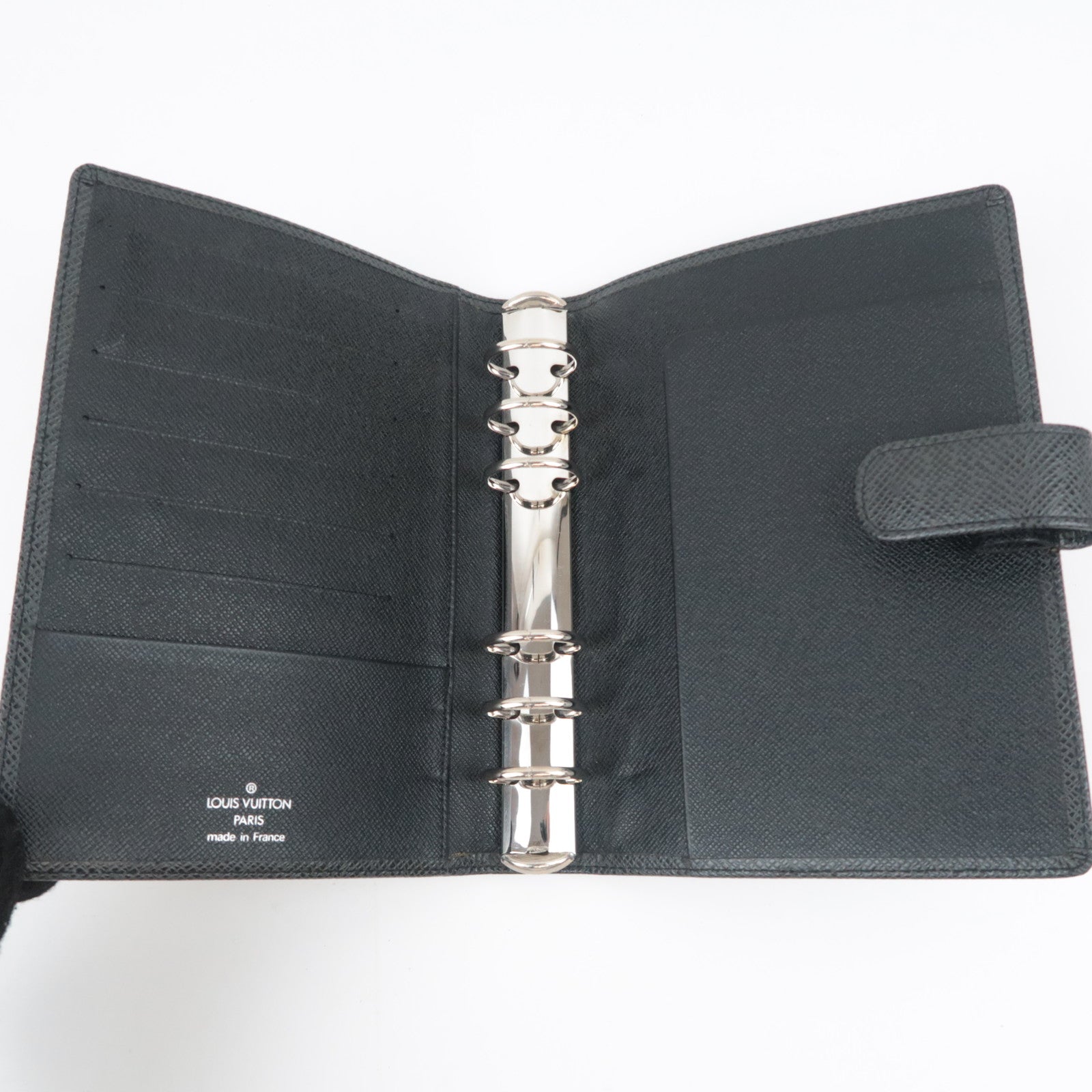Louis Vuitton Taiga Agenda MM Planner Cover Ardoise R20423