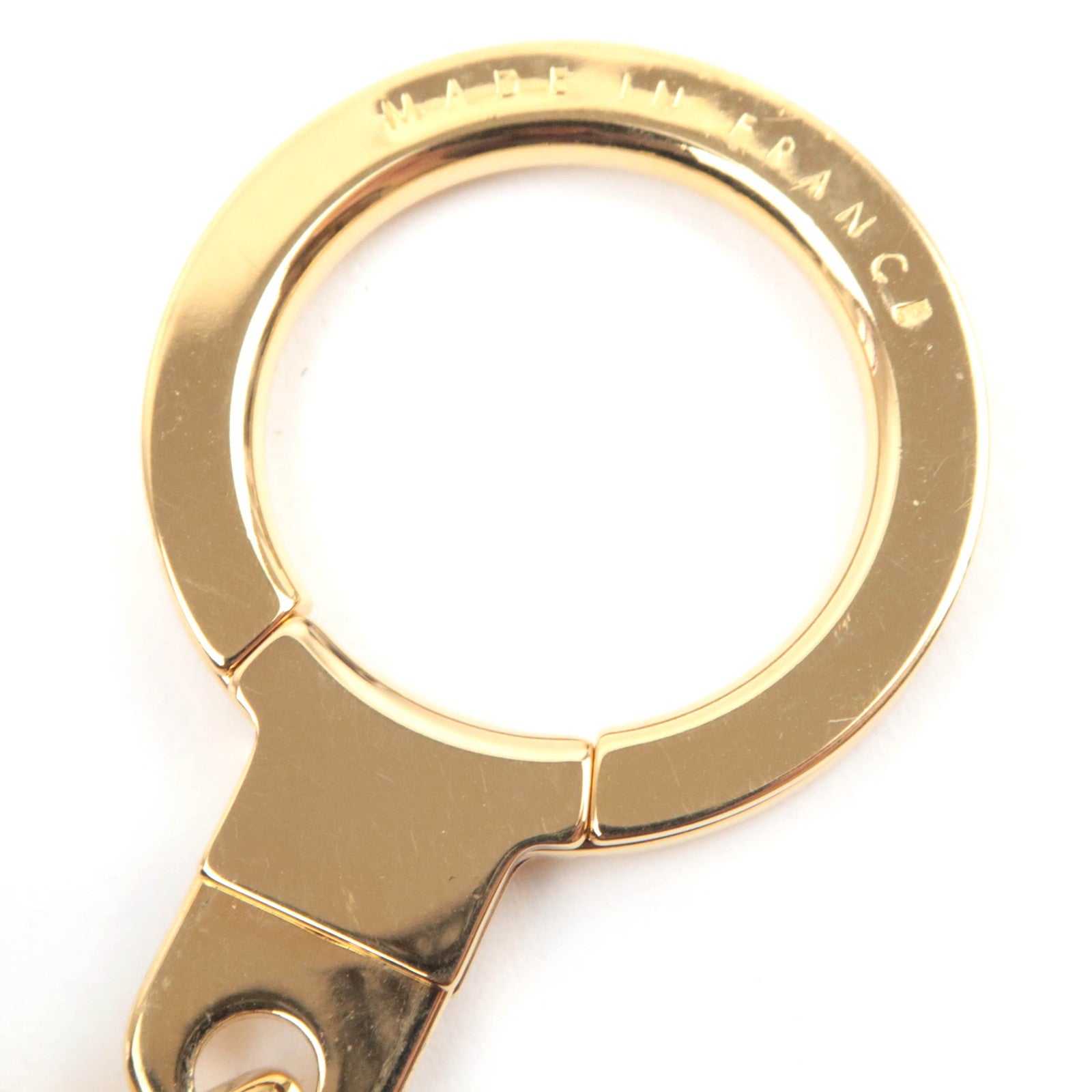 Louis Vuitton Ano Cles Key Ring Gold Color M62694