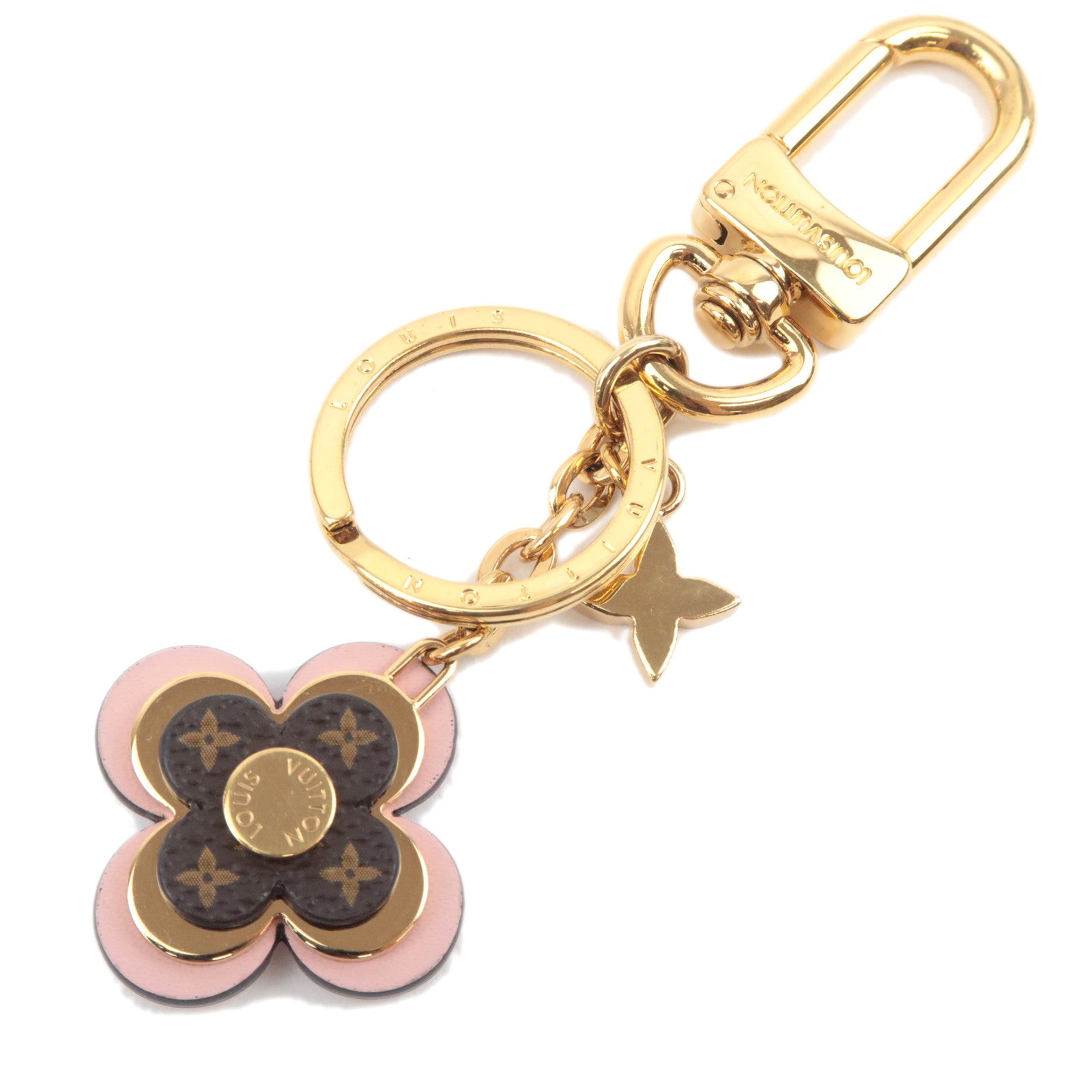 Louis Vuitton Porte Cles Blooming Flower BB Bag Charm Pink Gold M6308589768