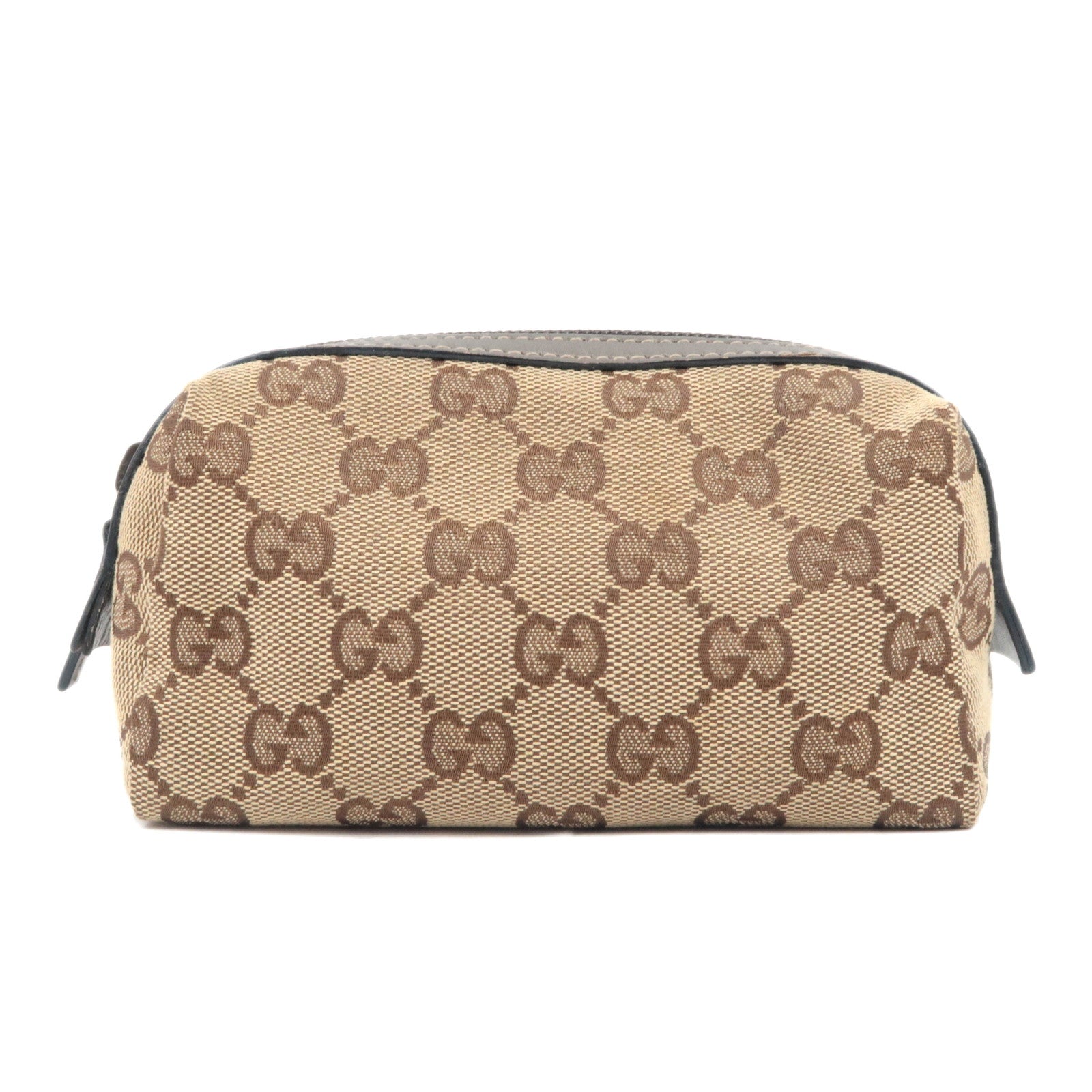 GUCCI GG Canvas Small Pouch Beige Gray 2959689787