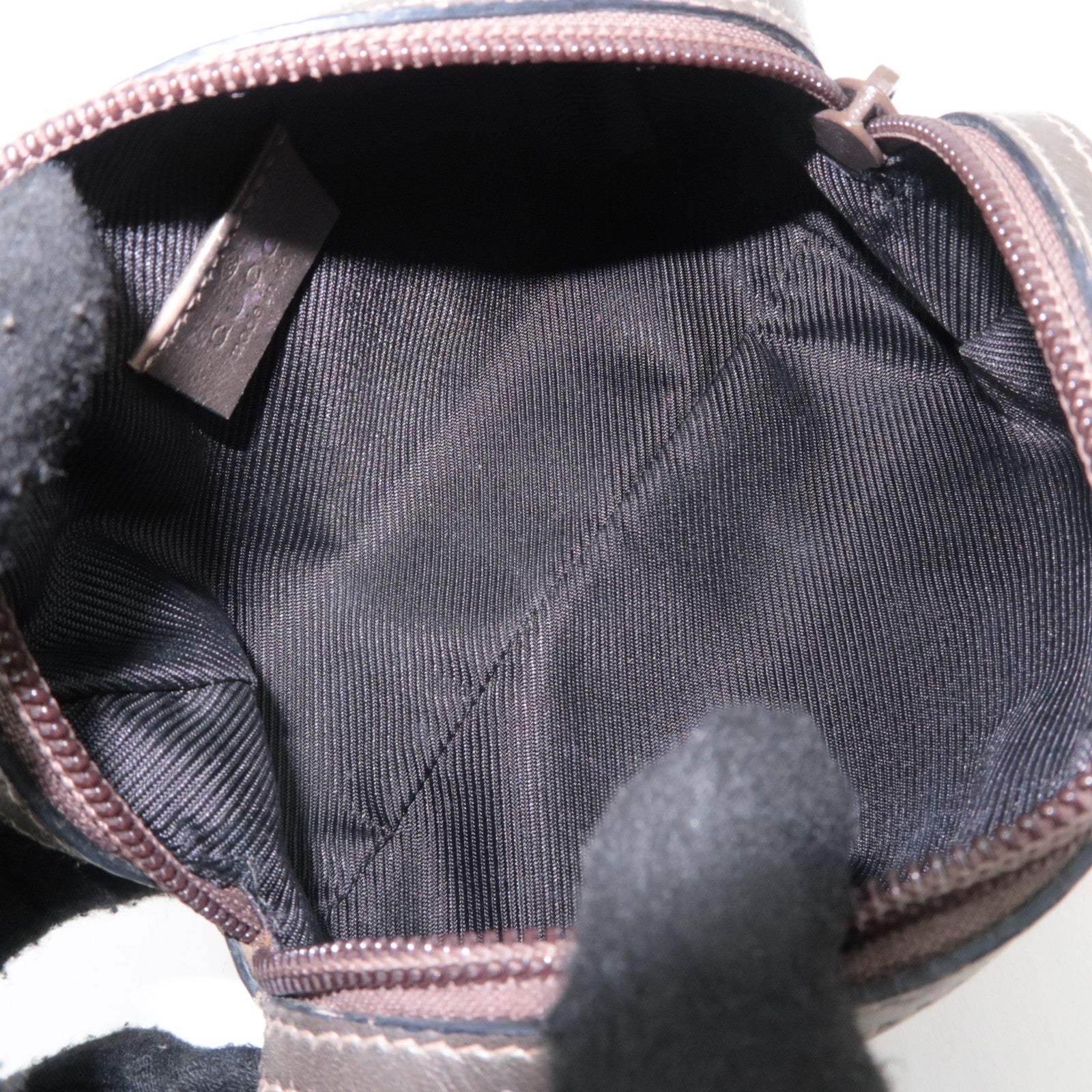 GUCCI GG Canvas Small Pouch Beige Gray 29596
