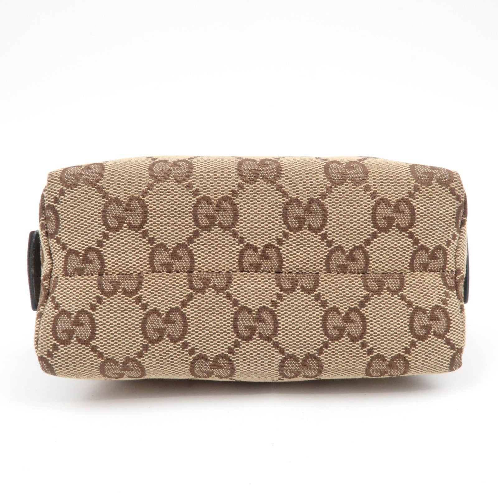 GUCCI GG Canvas Small Pouch Beige Gray 29596