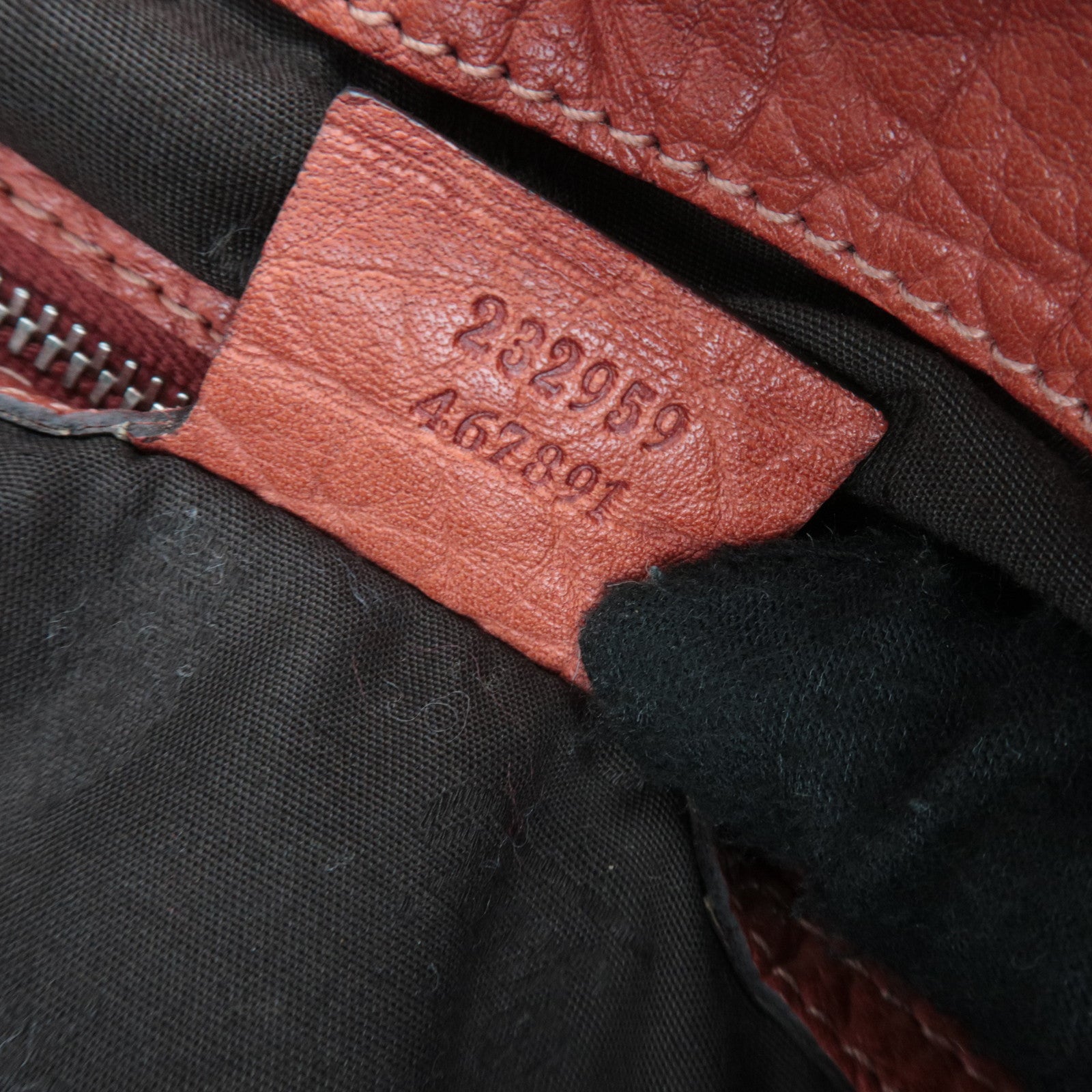 GUCCI Bamboo GG Canvas Shoulder Bag Beige Brown 232960