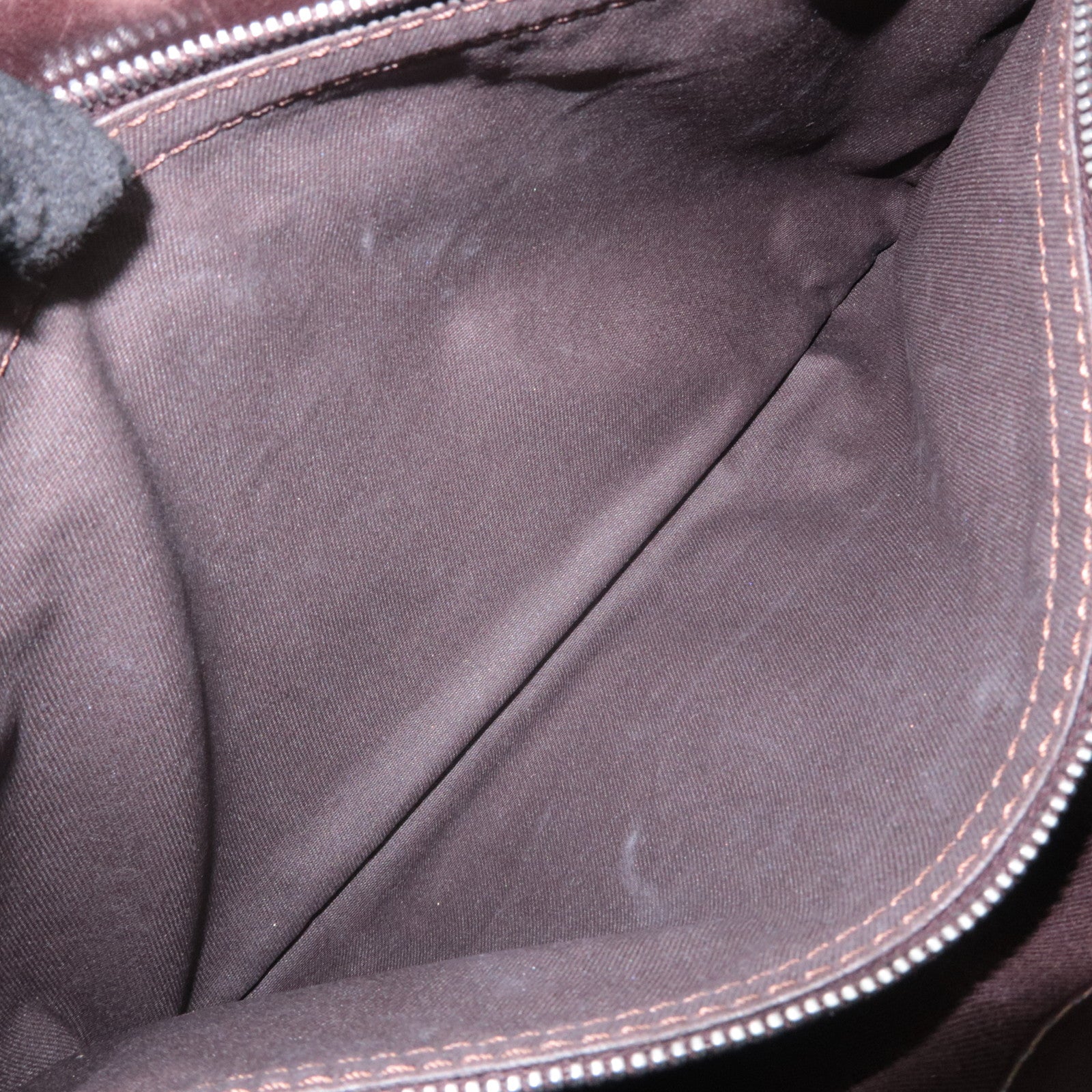 CELINE Boogie Bag Leather Handbag Brown