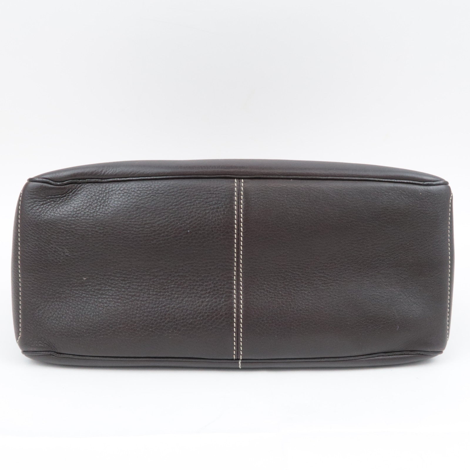 CELINE Boogie Bag Leather Handbag Brown