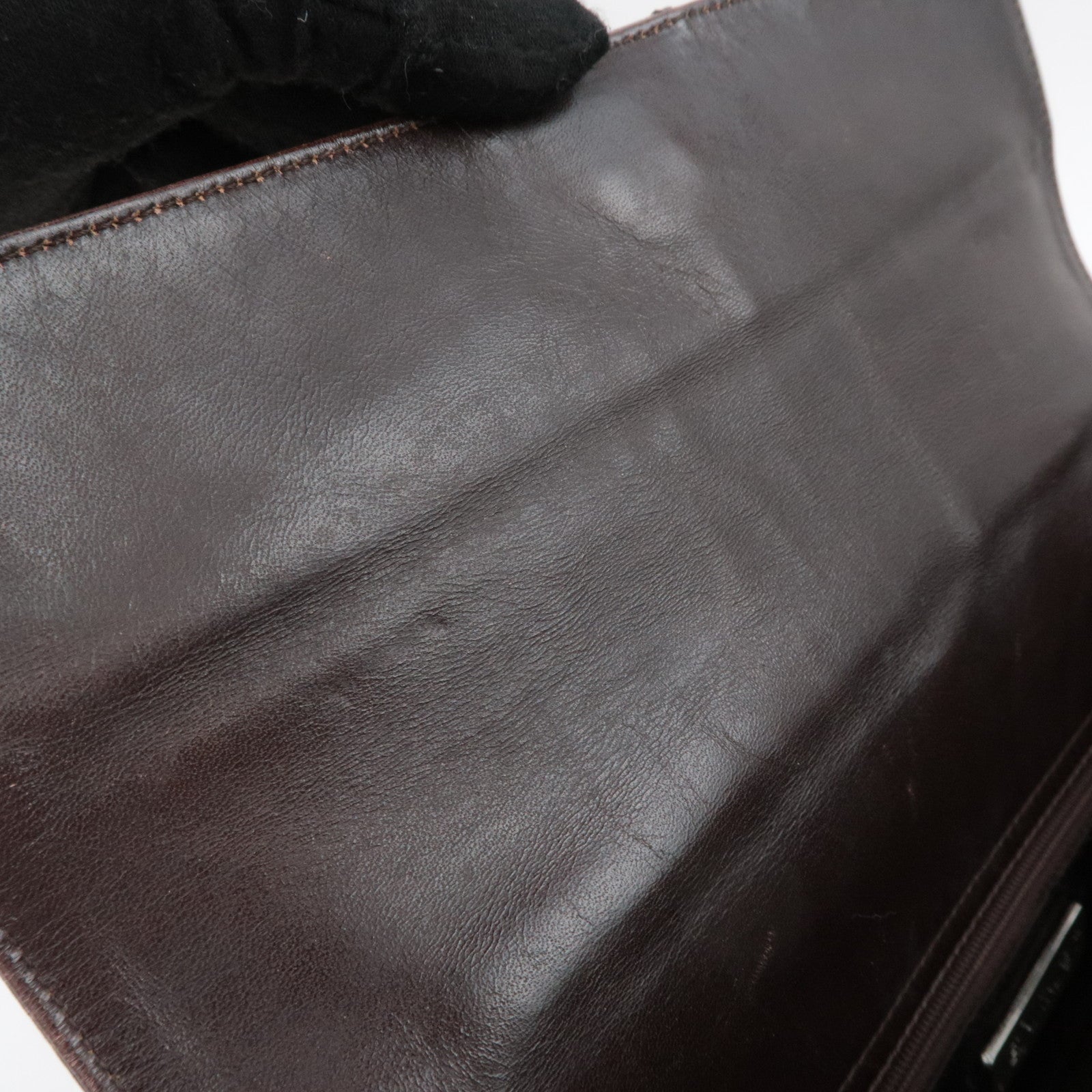 SAINT LAURENT YSL Leather Handbag Brown