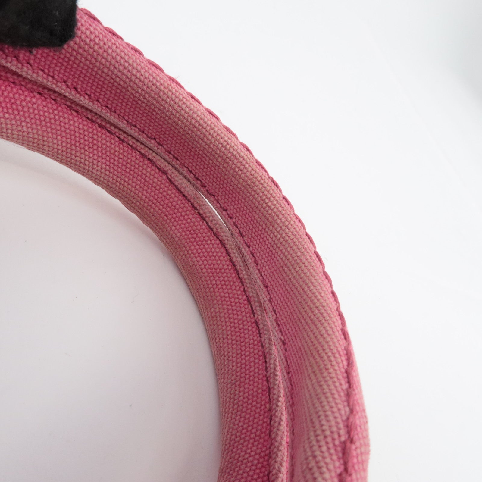 PRADA Canapa Mini 2Way Canvas Tote Bag Pink B2439G