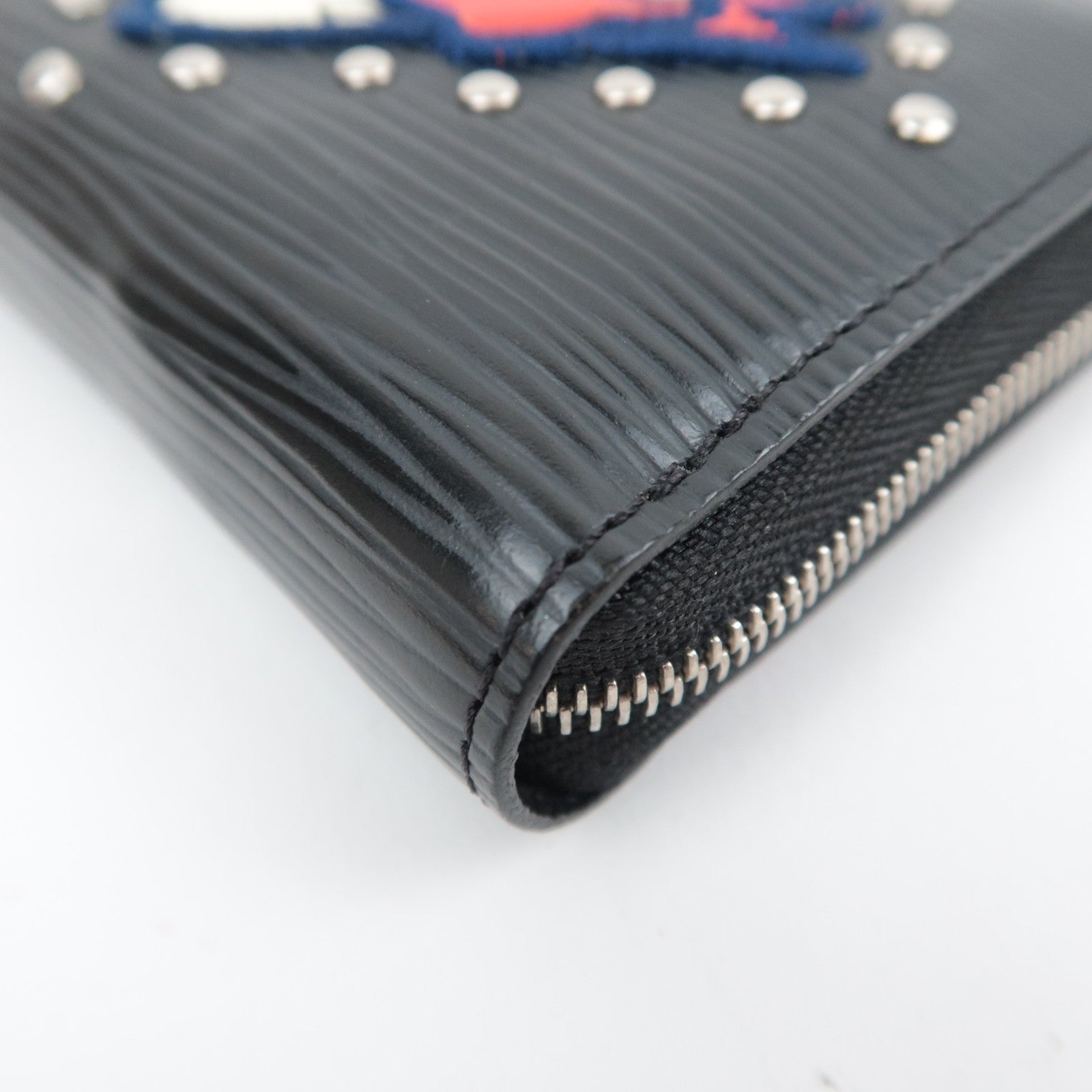 Louis Vuitton Epi LV Stories Zippy Coin Purse Noir M63721