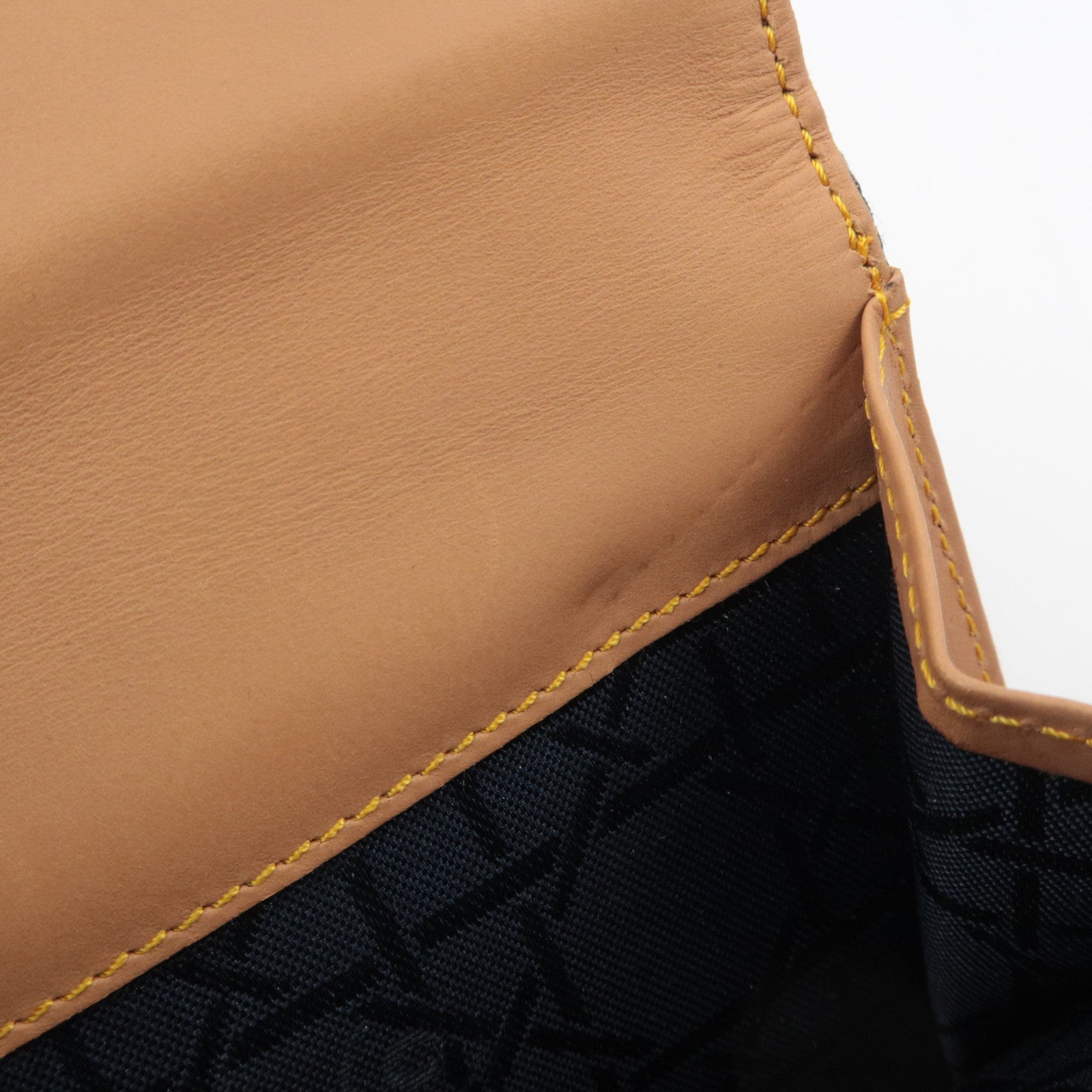 Christian Dior Maris Pearl Denim Wallet Navy