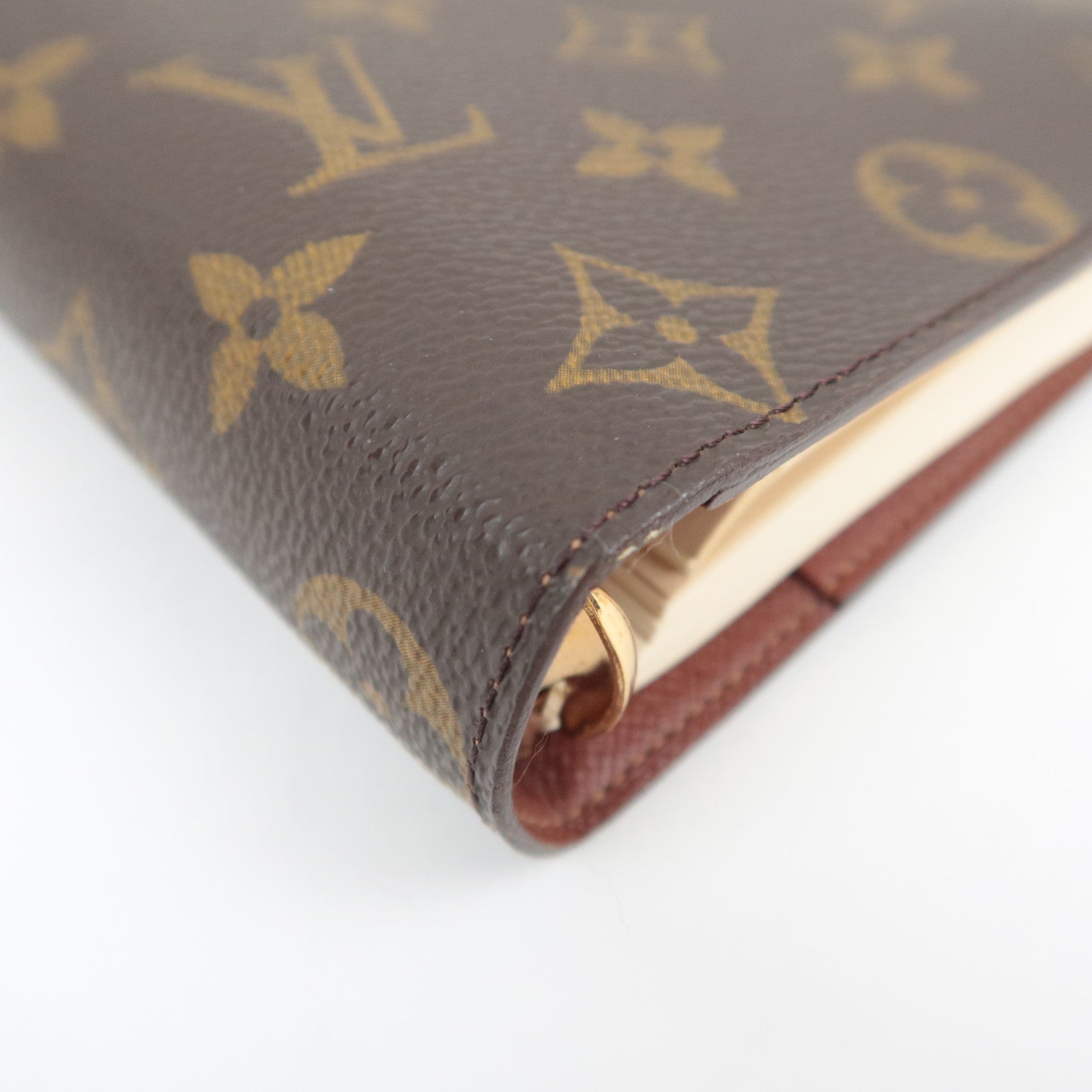 Louis Vuitton Monogram Agenda MM Planner Cover R20105