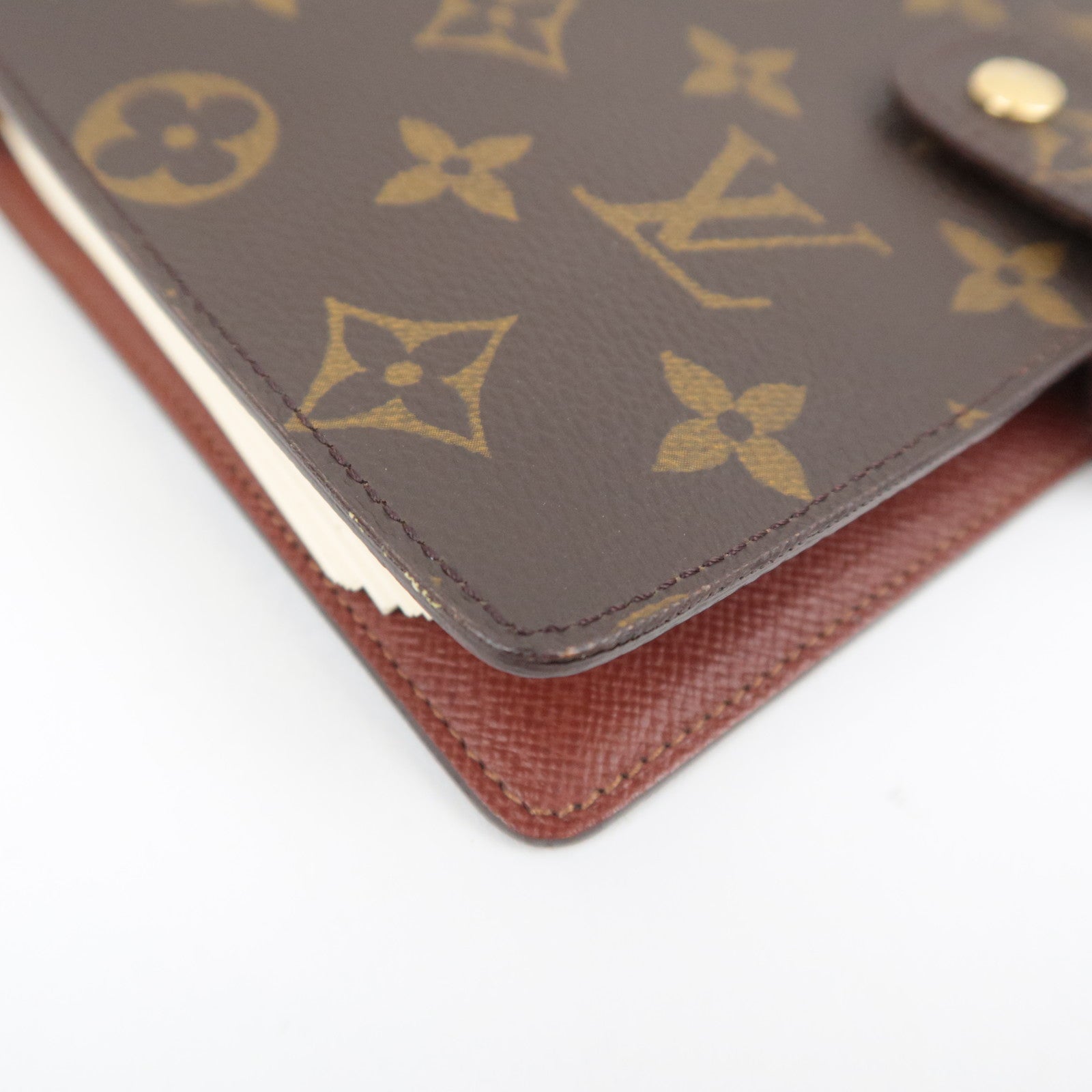 Louis Vuitton Monogram Agenda MM Planner Cover R20105