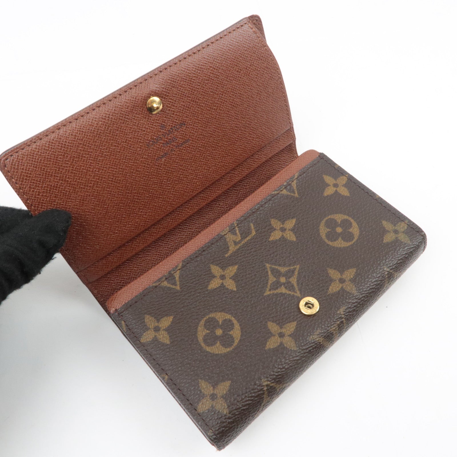 Louis Vuitton Monogram Porte Monnaie Billets Tresor Wallet M61730