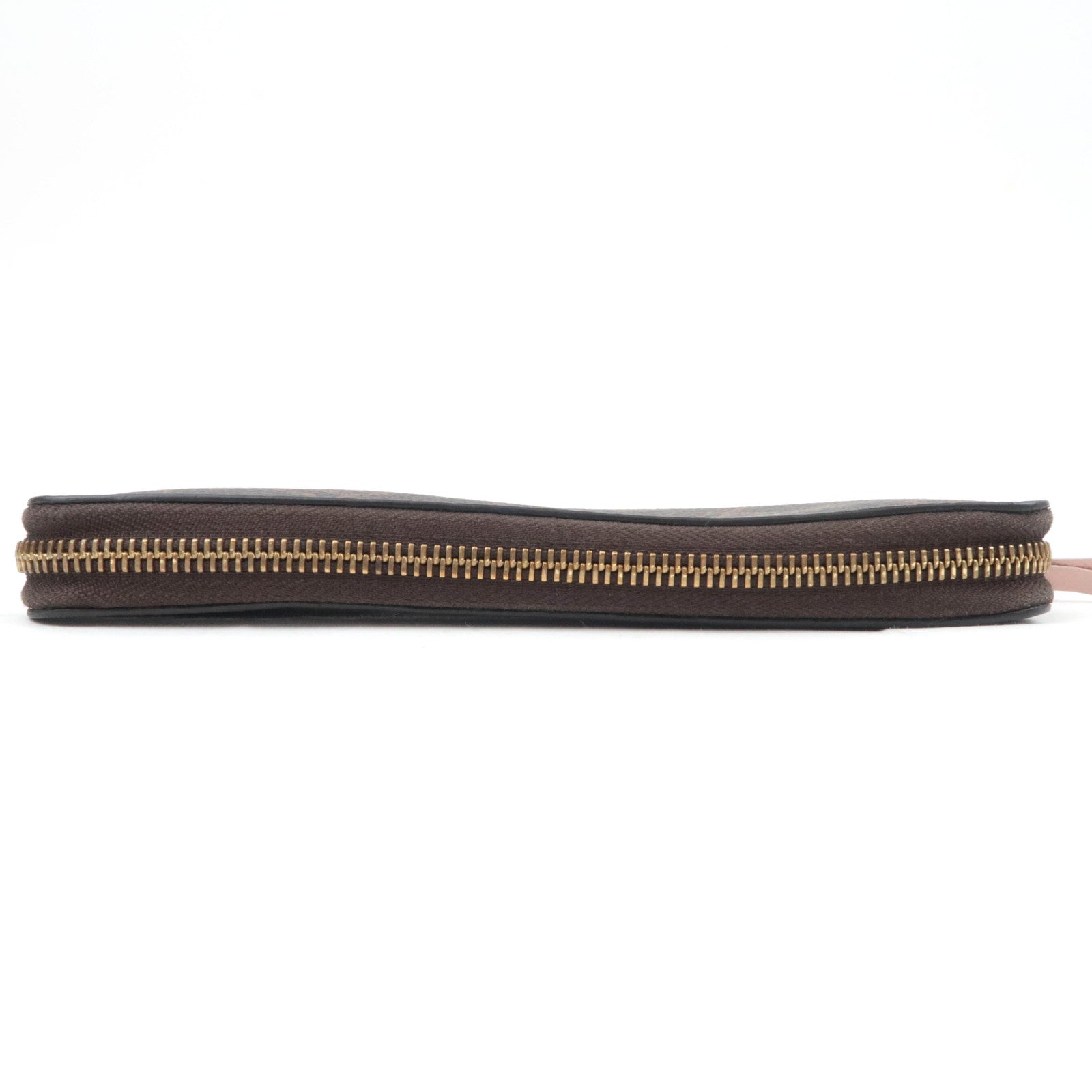 Louis Vuitton Monogram Portefeuille Clemence Long Wallet Rose Ballerine M61298