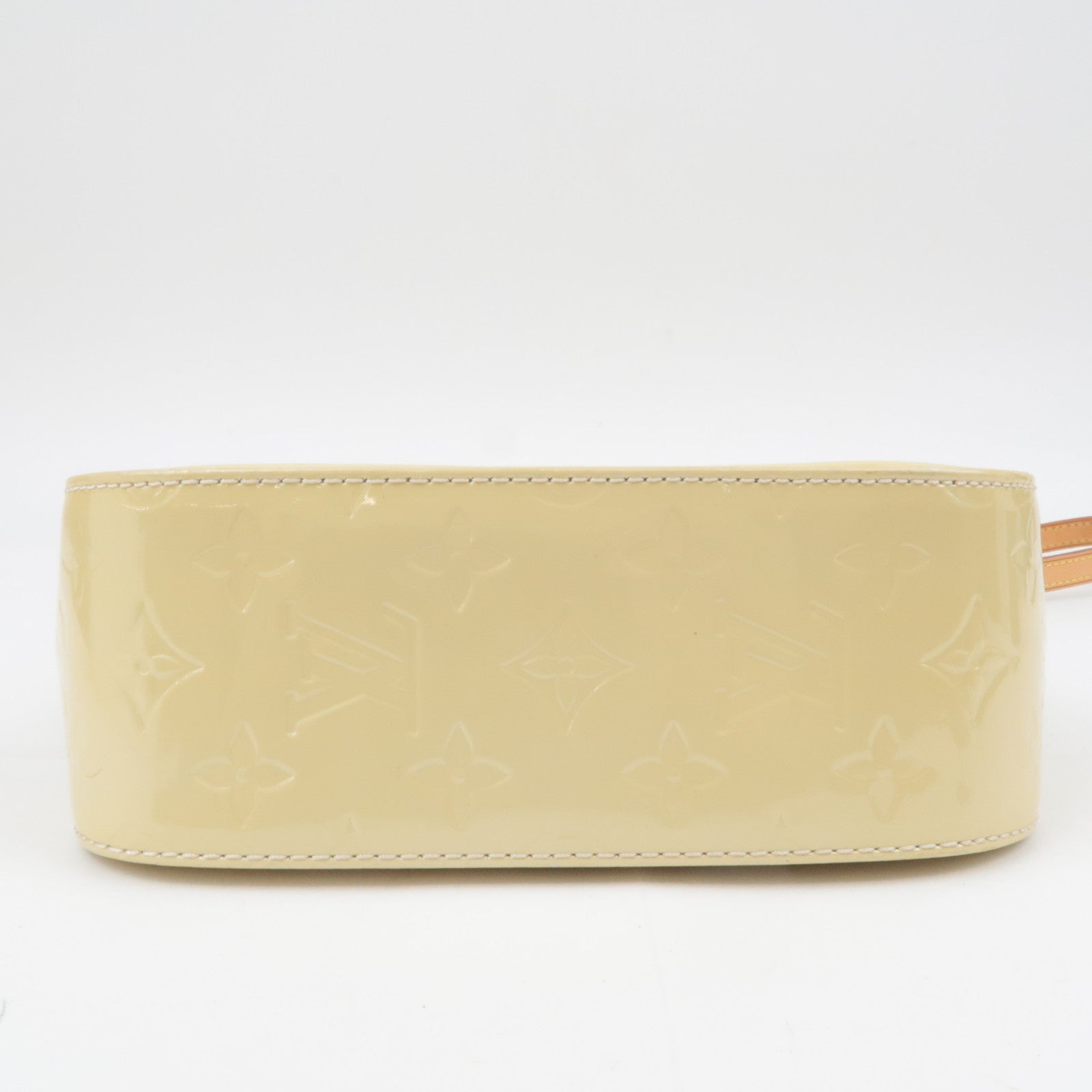 Louis Vuitton Monogram Vernis Bellflower PM Shoulder Bag Blanc Corail M91731