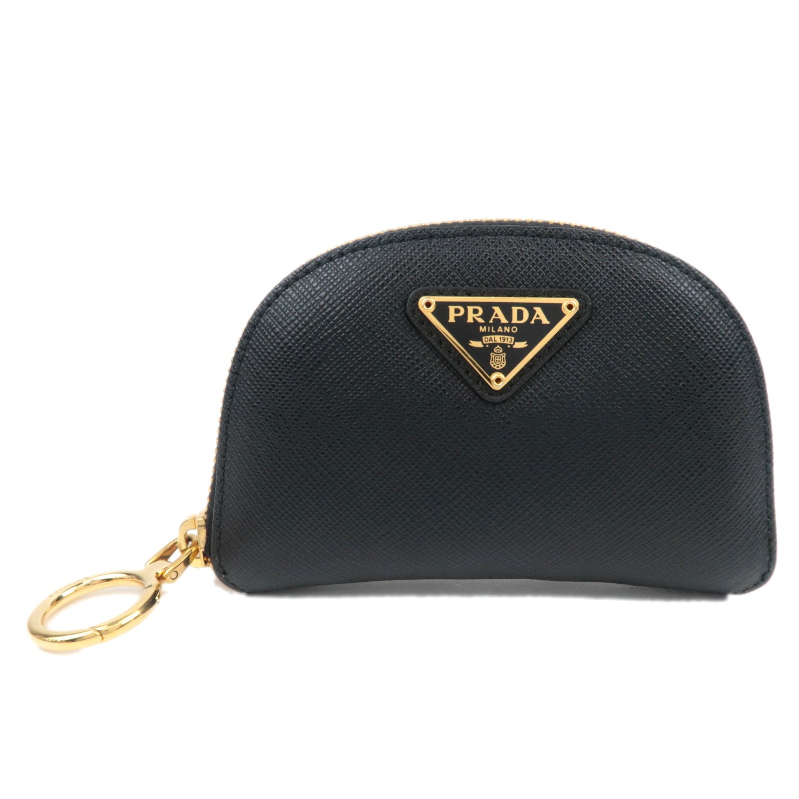 PRADA Nylon Packable Drawstring Bucket Bag Small Leather Pouch Pink Black89924