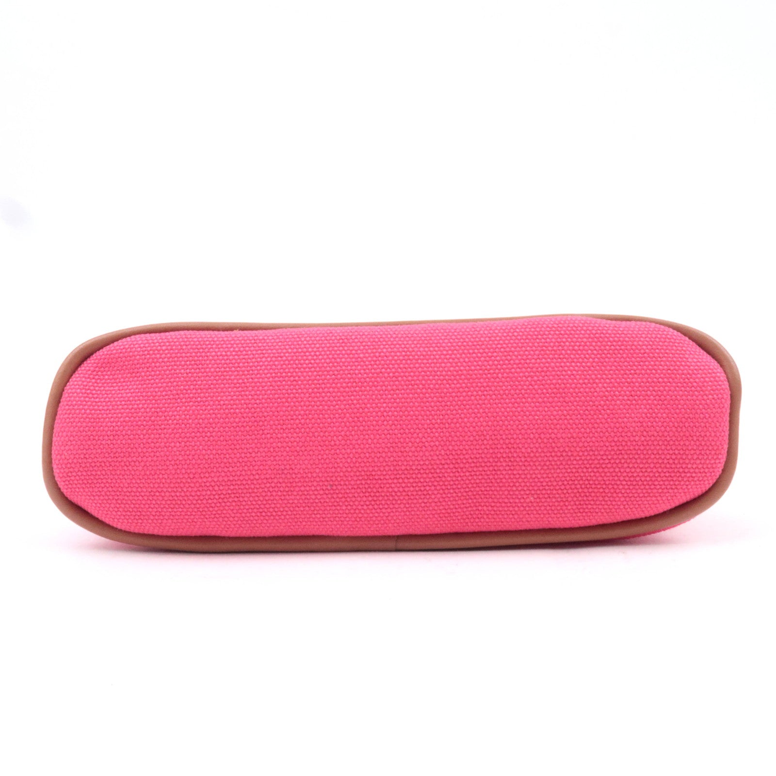 HERMES Bolide Pouch Mini Mini 15 Canvas Leather Pink