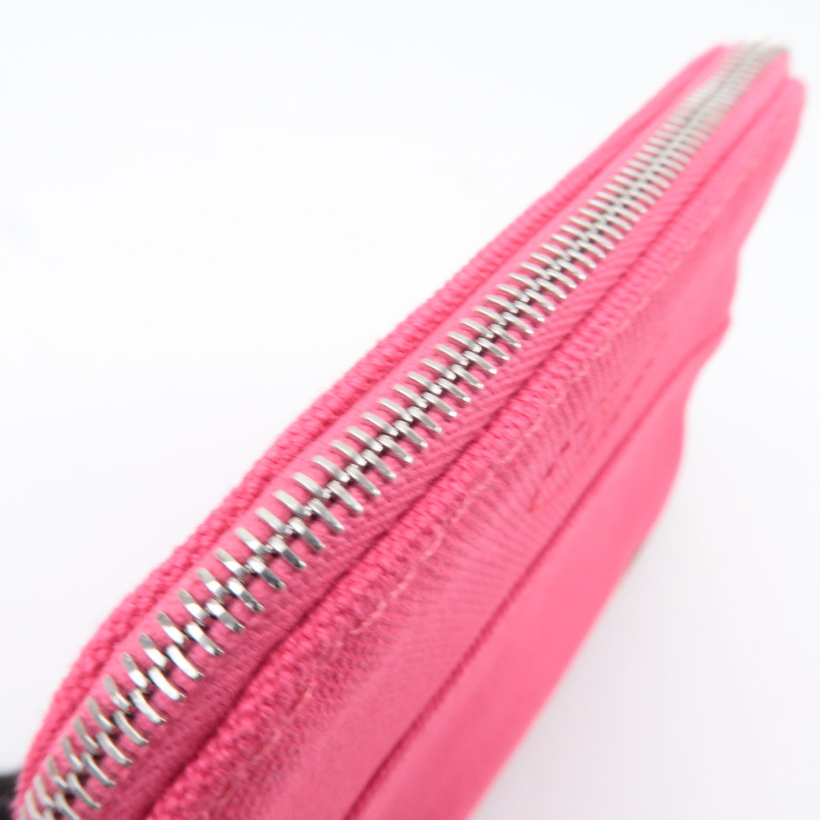 HERMES Bolide Pouch Mini Mini 15 Canvas Leather Pink