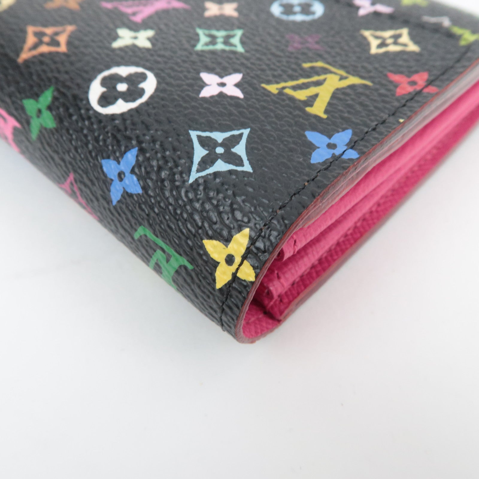 Louis Vuitton Monogram Multicolor Portefeuille Sarah Long Wallet Noir Grenade M93533