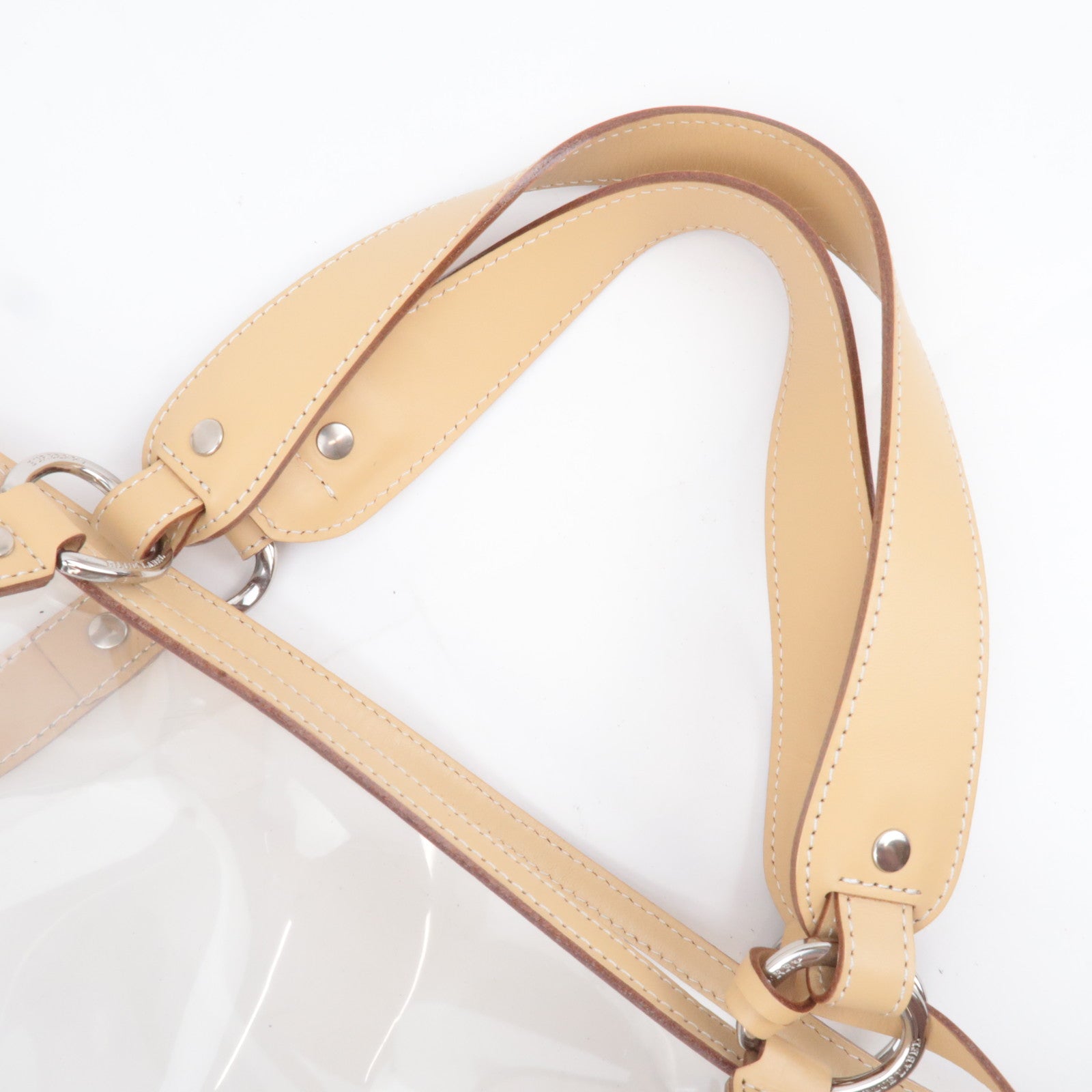 BURBERRY Blue Label Clear Tote Bag Beige