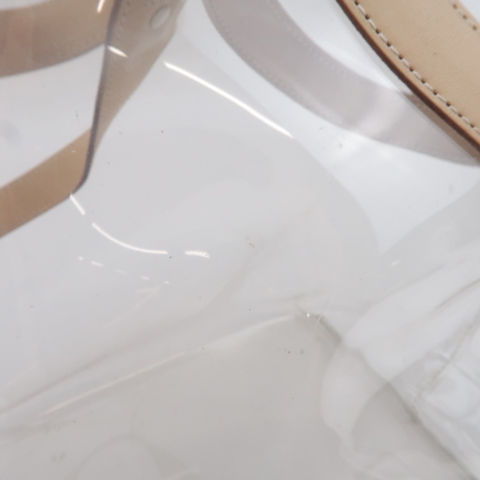 BURBERRY Blue Label Clear Tote Bag Beige