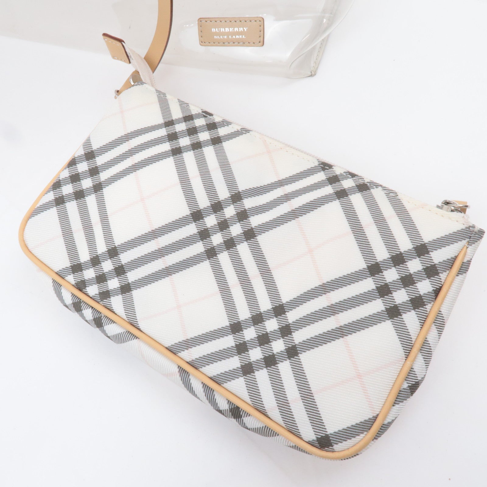 BURBERRY Blue Label Clear Tote Bag Beige