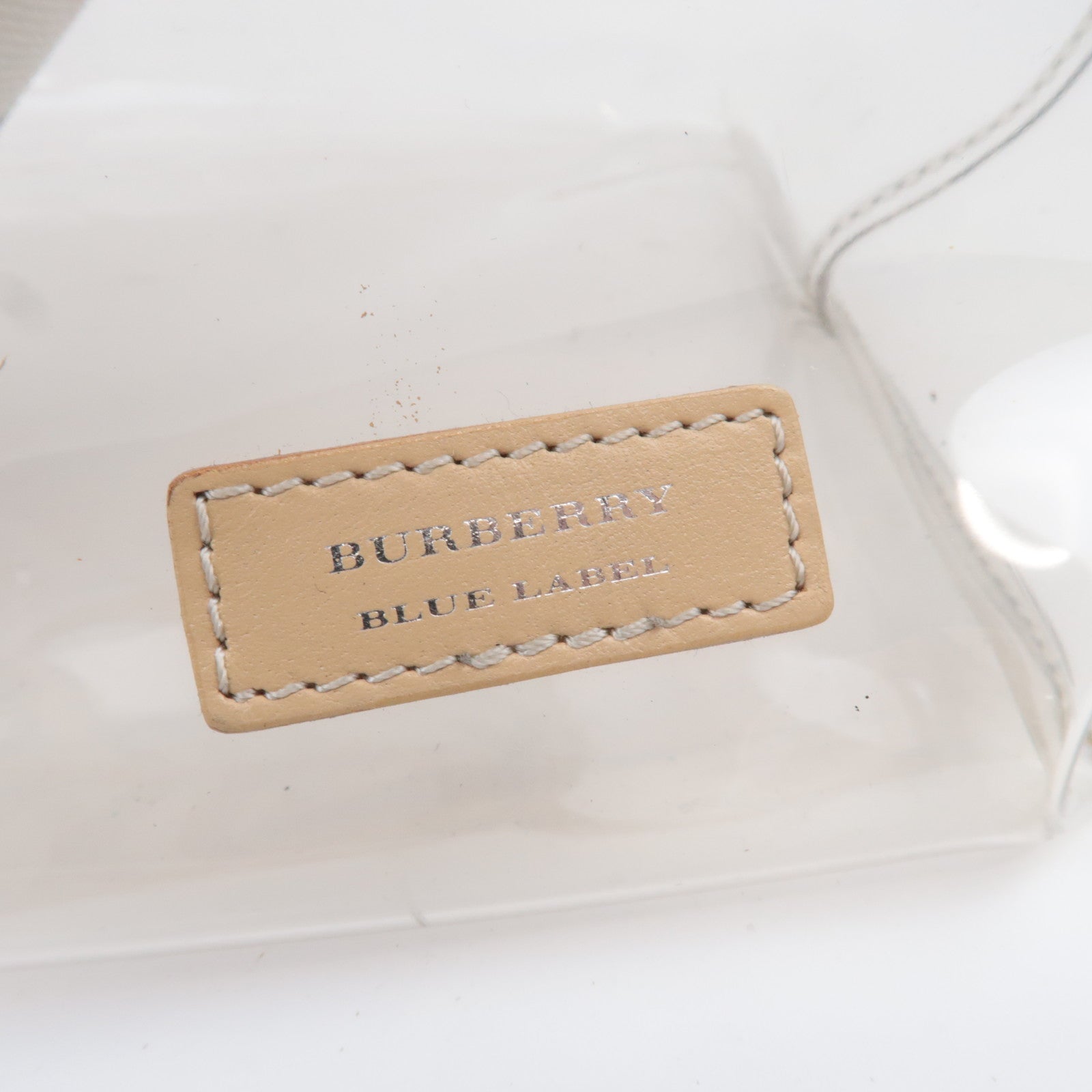 BURBERRY Blue Label Clear Tote Bag Beige