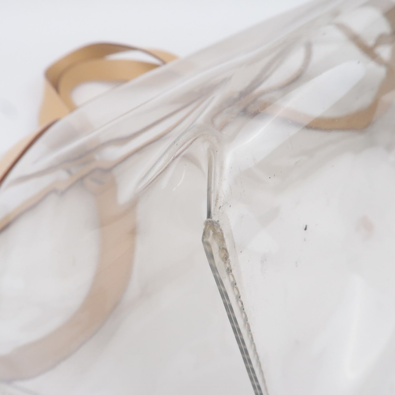 BURBERRY Blue Label Clear Tote Bag Beige
