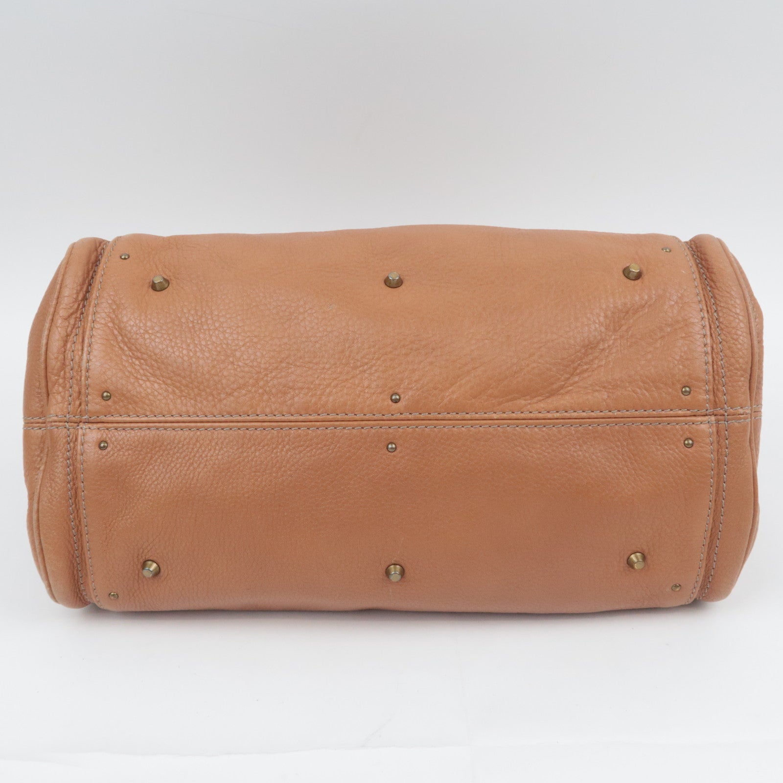 Chloe Paddington Leather Handbag Brown