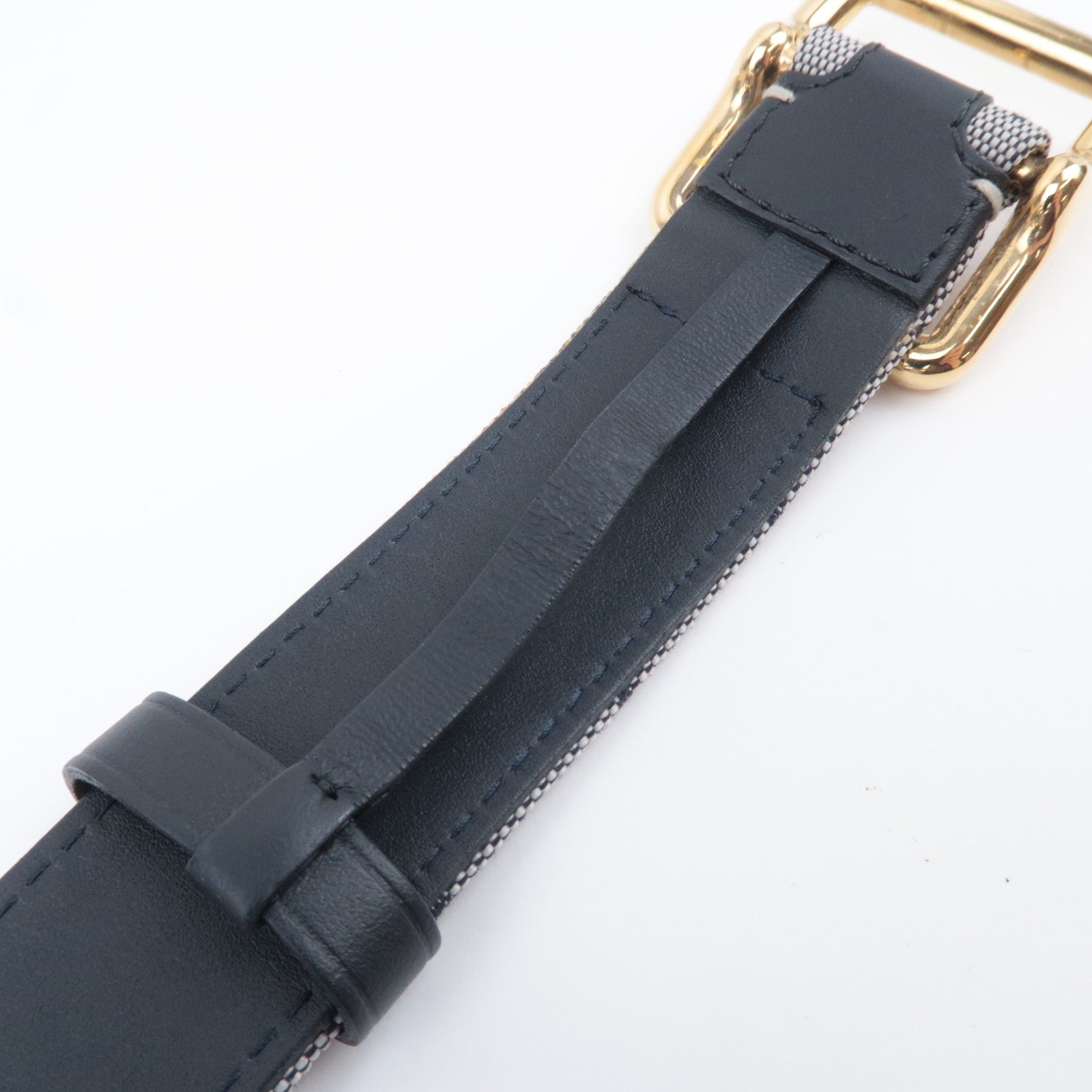 Louis Vuitton Monogram Mini Ceinture Belt 80/32 Blue M6816V