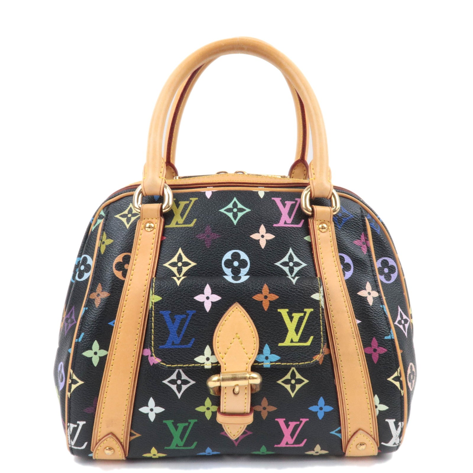 Louis Vuitton Monogram Multicolor Murakami Priscilla Handbag Noir M4009790084
