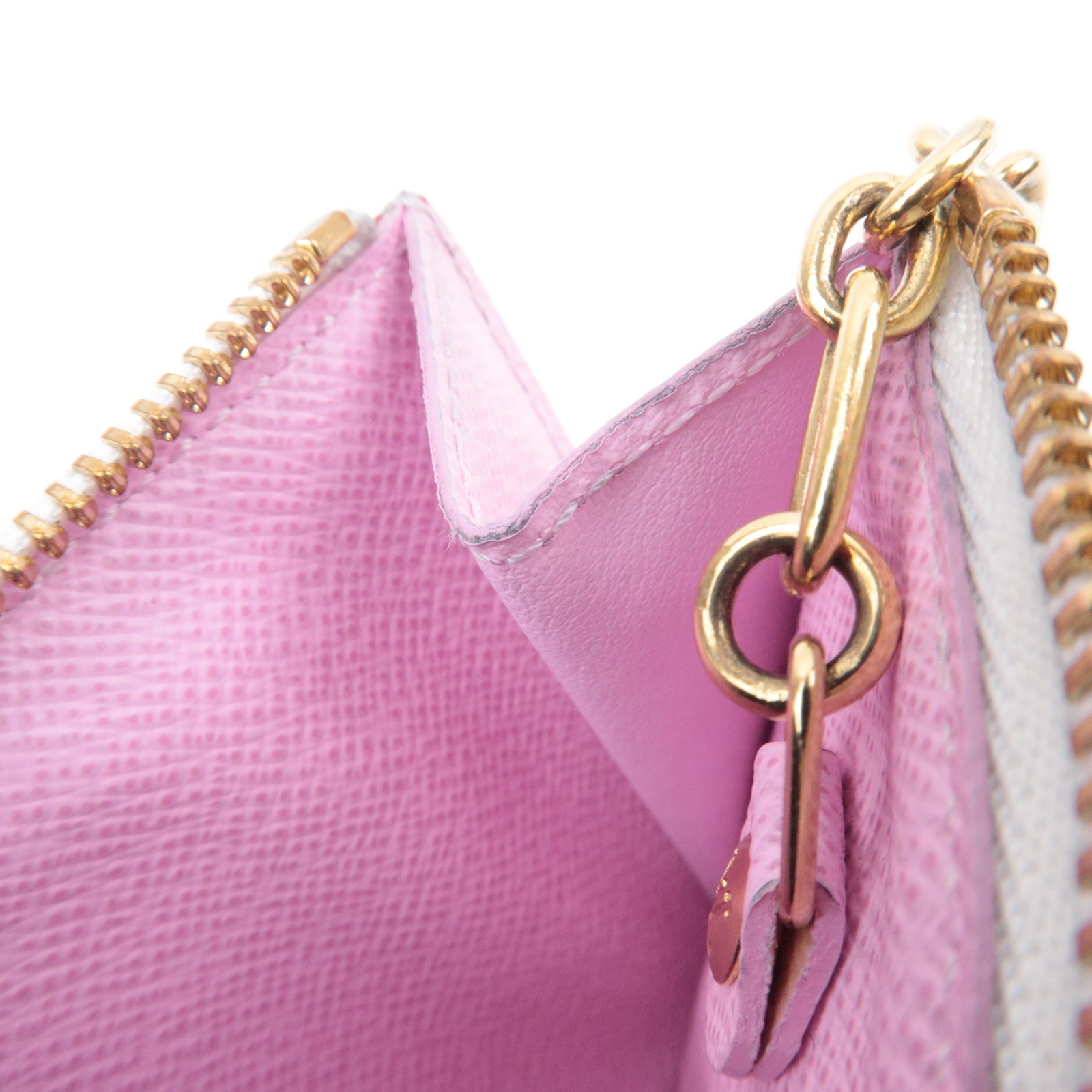 Louis Vuitton Monogram Multicolor Pochette Cles Coin Case Blanc M93734