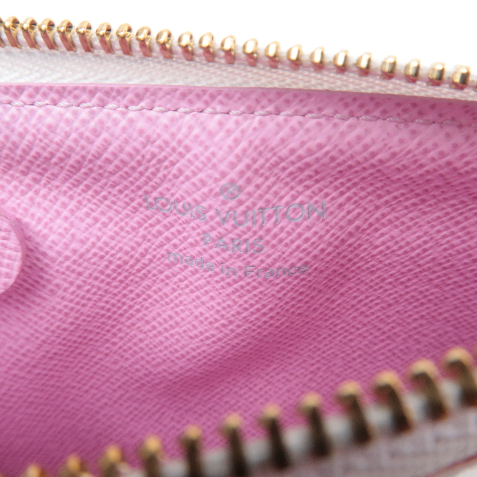 Louis Vuitton Monogram Multicolor Pochette Cles Coin Case Blanc M93734