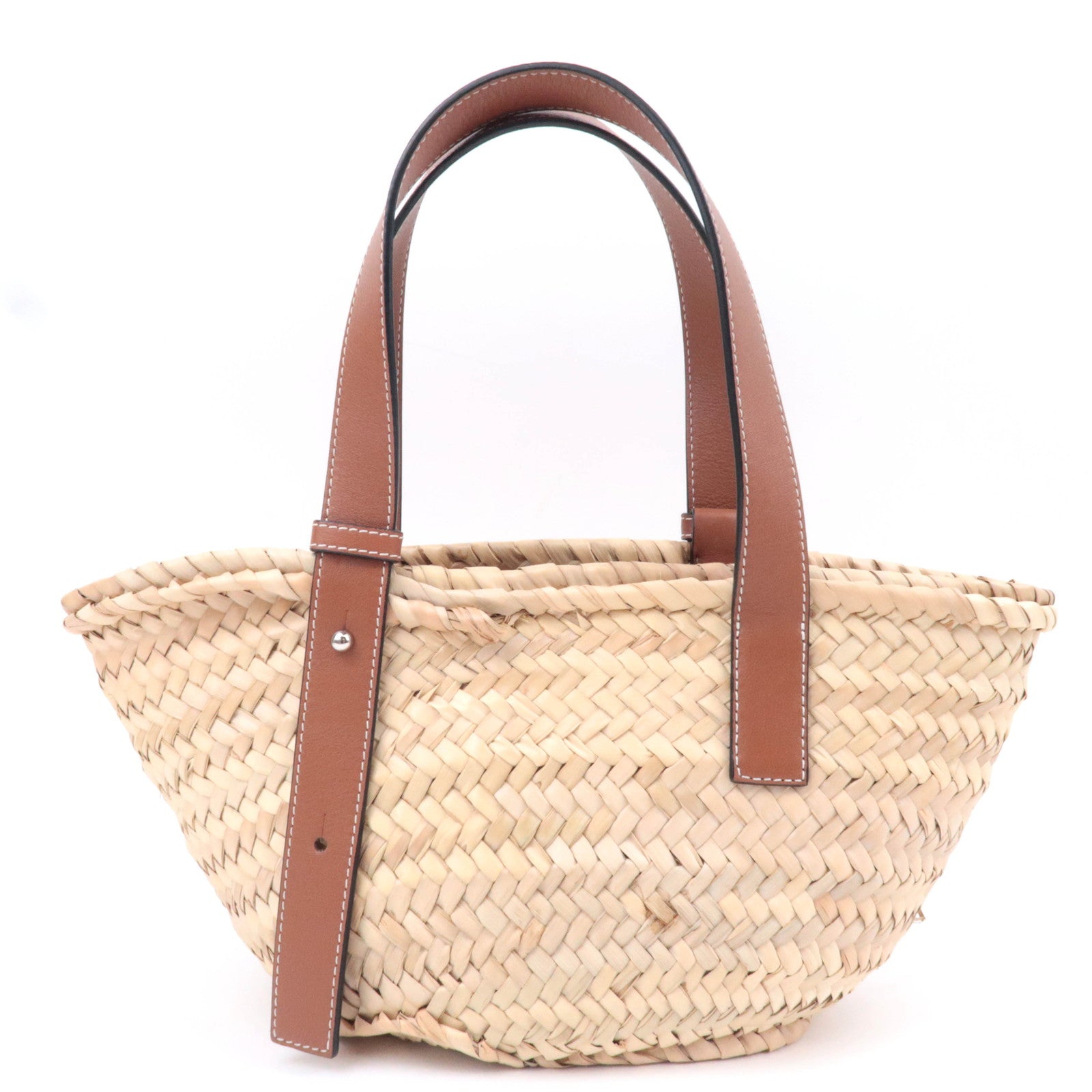 LOEWE Small Basket Bag Raffia Tan