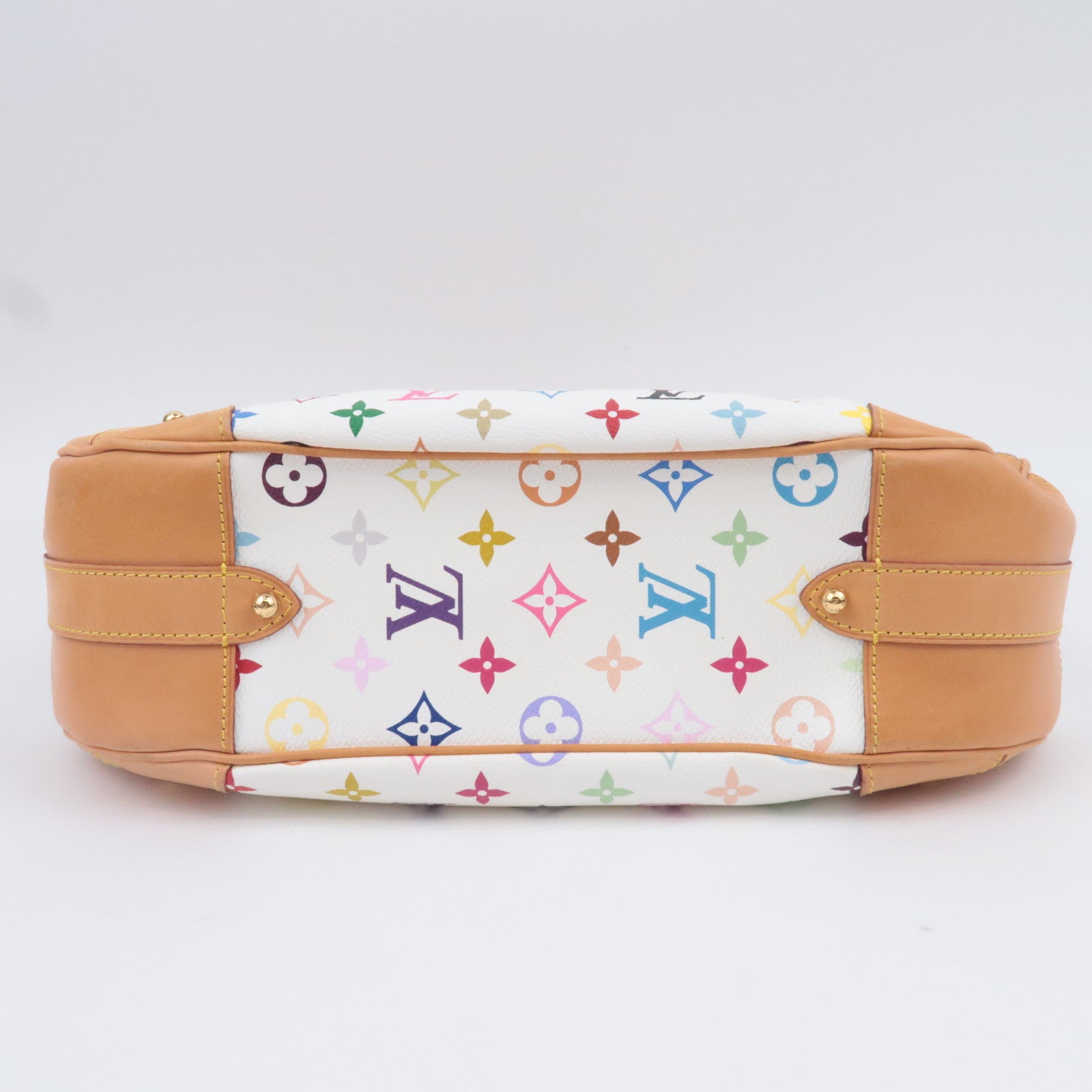 Louis Vuitton Monogram Multicolor Greta Shoulder Bag Blanc M40195