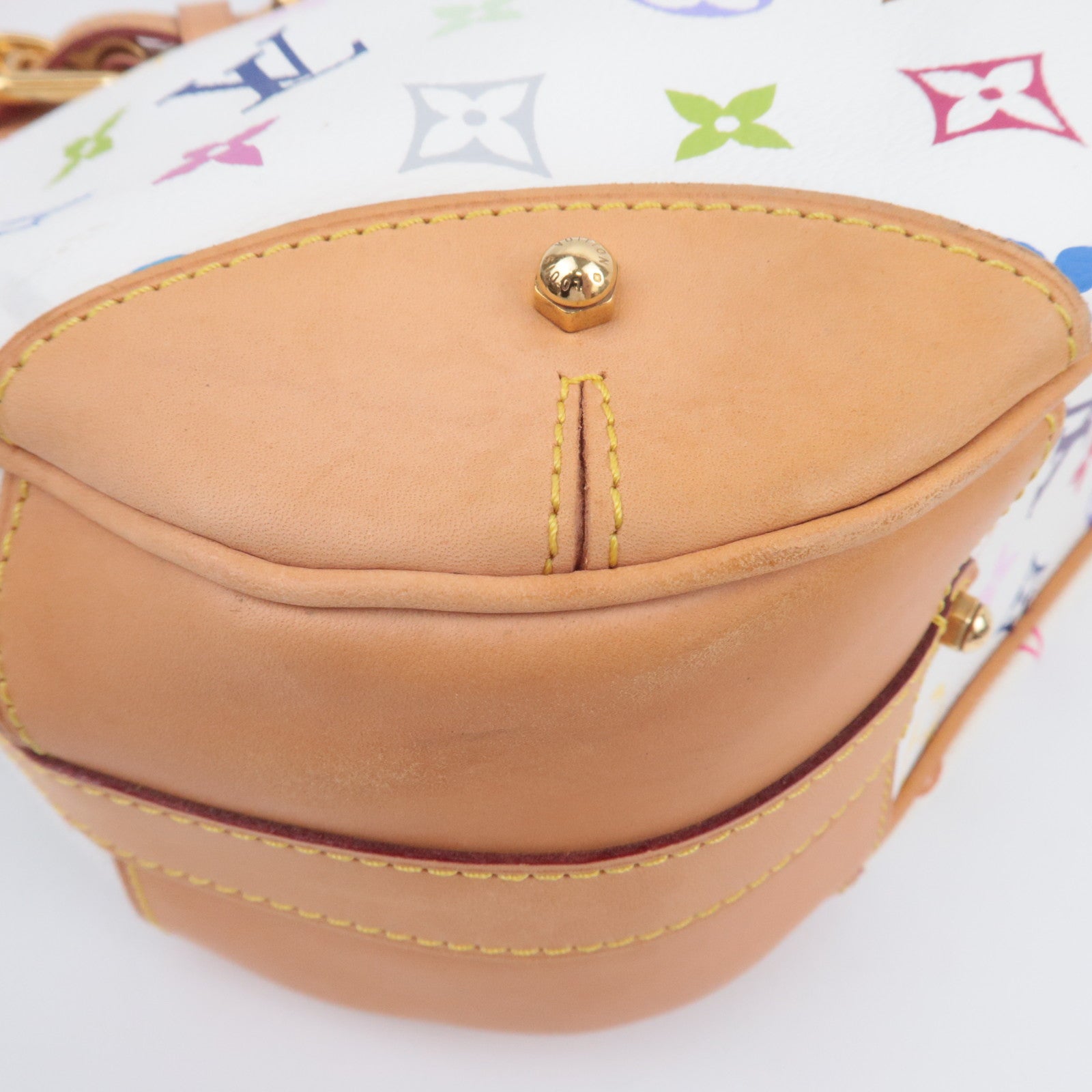 Louis Vuitton Monogram Multicolor Greta Shoulder Bag Blanc M40195