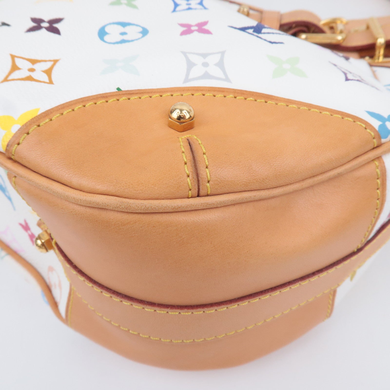 Louis Vuitton Monogram Multicolor Greta Shoulder Bag Blanc M40195