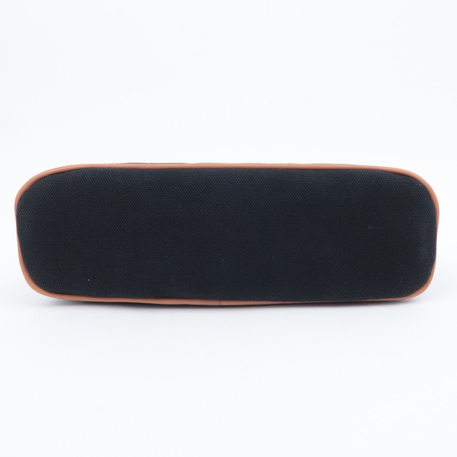 HERMES Bolide Pouch Mini 20 Canvas Leather Black
