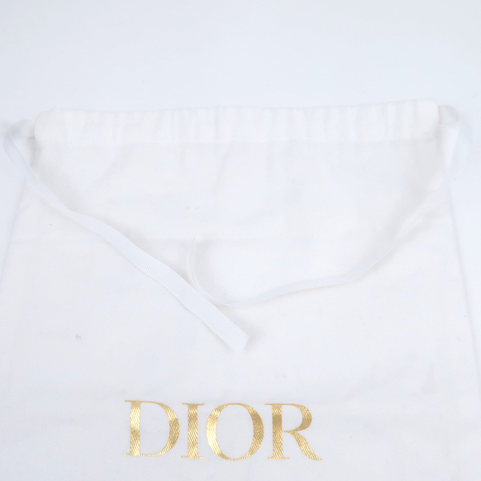 Christian Dior Denim Saddle Pouch Navy Brown