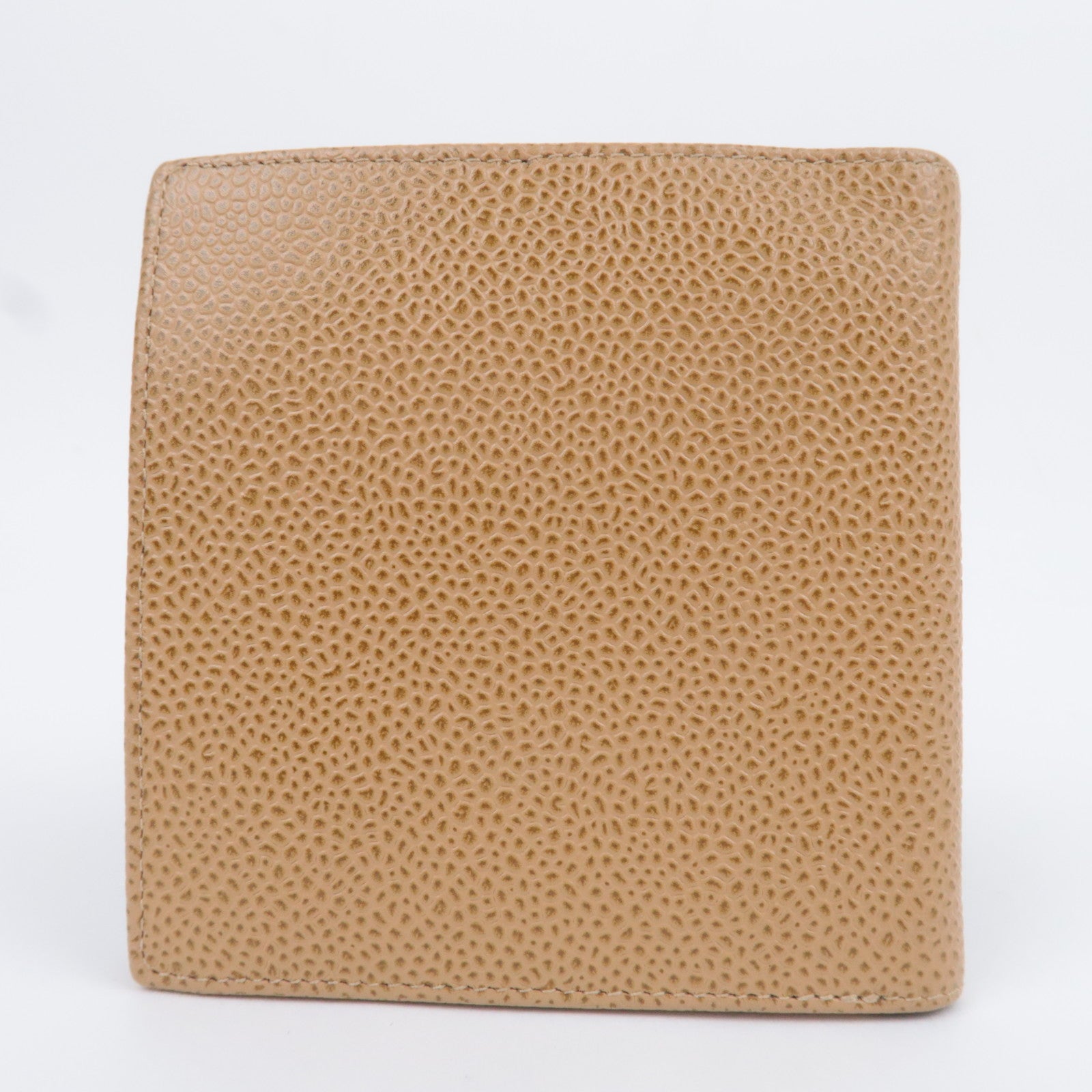 CHANEL Coco Mark Caviarskin Wallet Beige