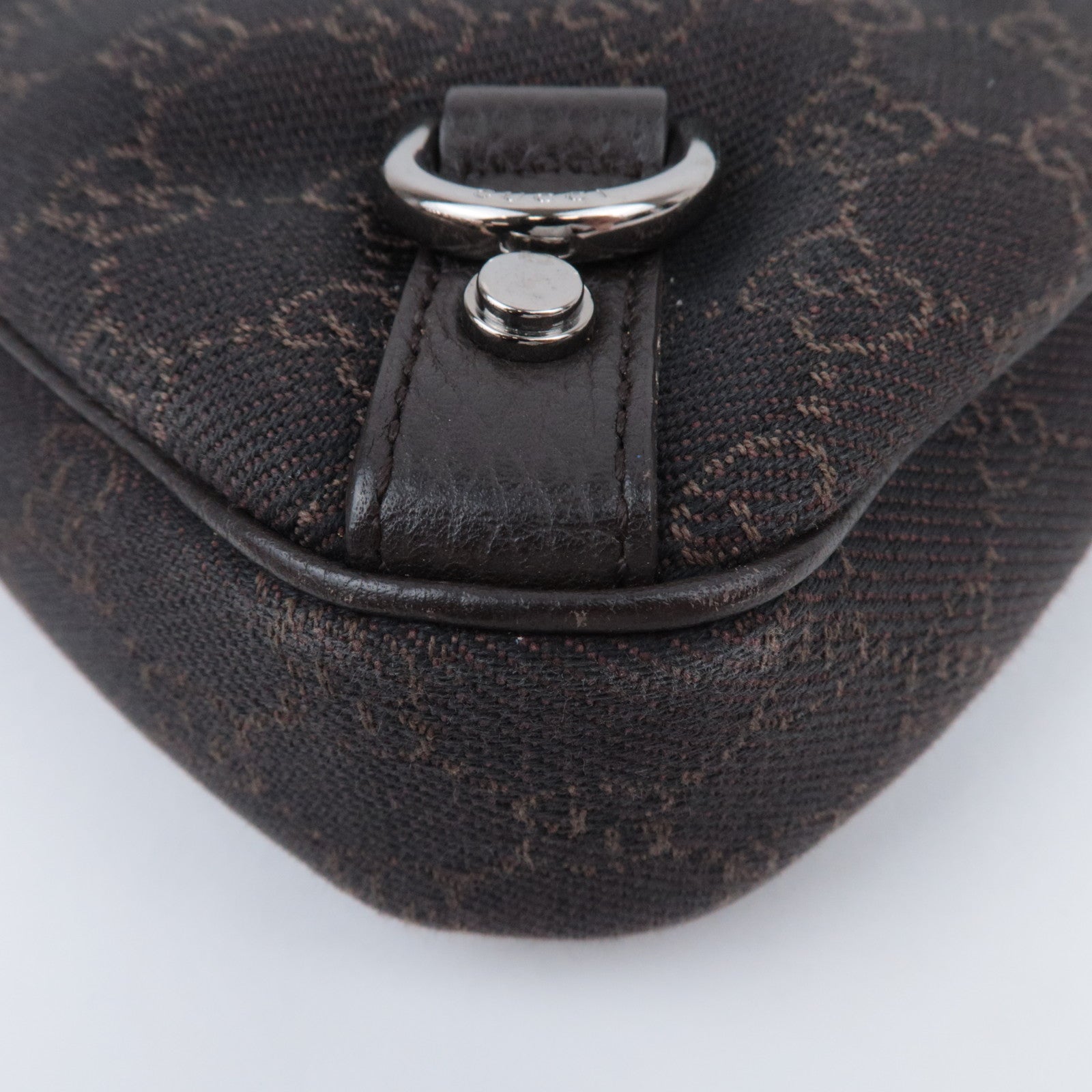GUCCI Abby GG Canvas Shoulder Bag Brown 268637