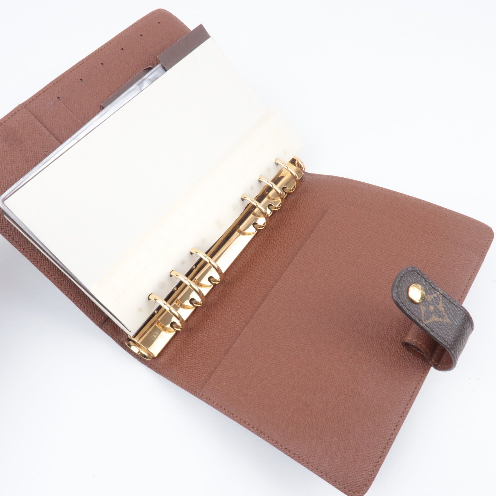 Louis Vuitton Monogram Agenda MM Planner Cover R20105