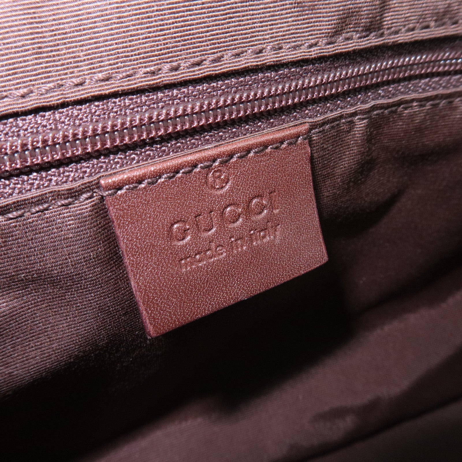 GUCCI GG Canvas Shoulder Bag Brown 92734