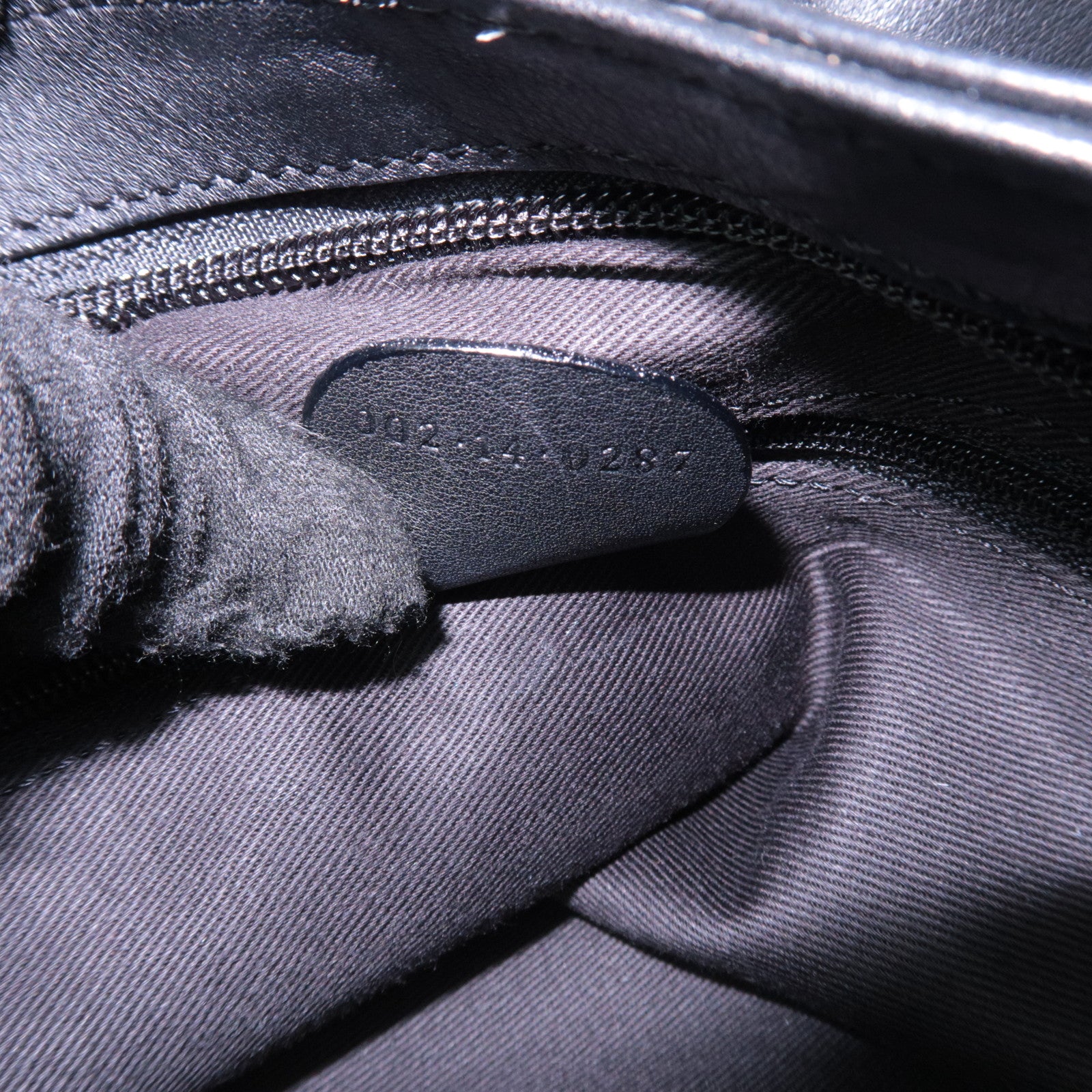 GUCCI Bamboo Leather Tote Bag Black 002.14.0287