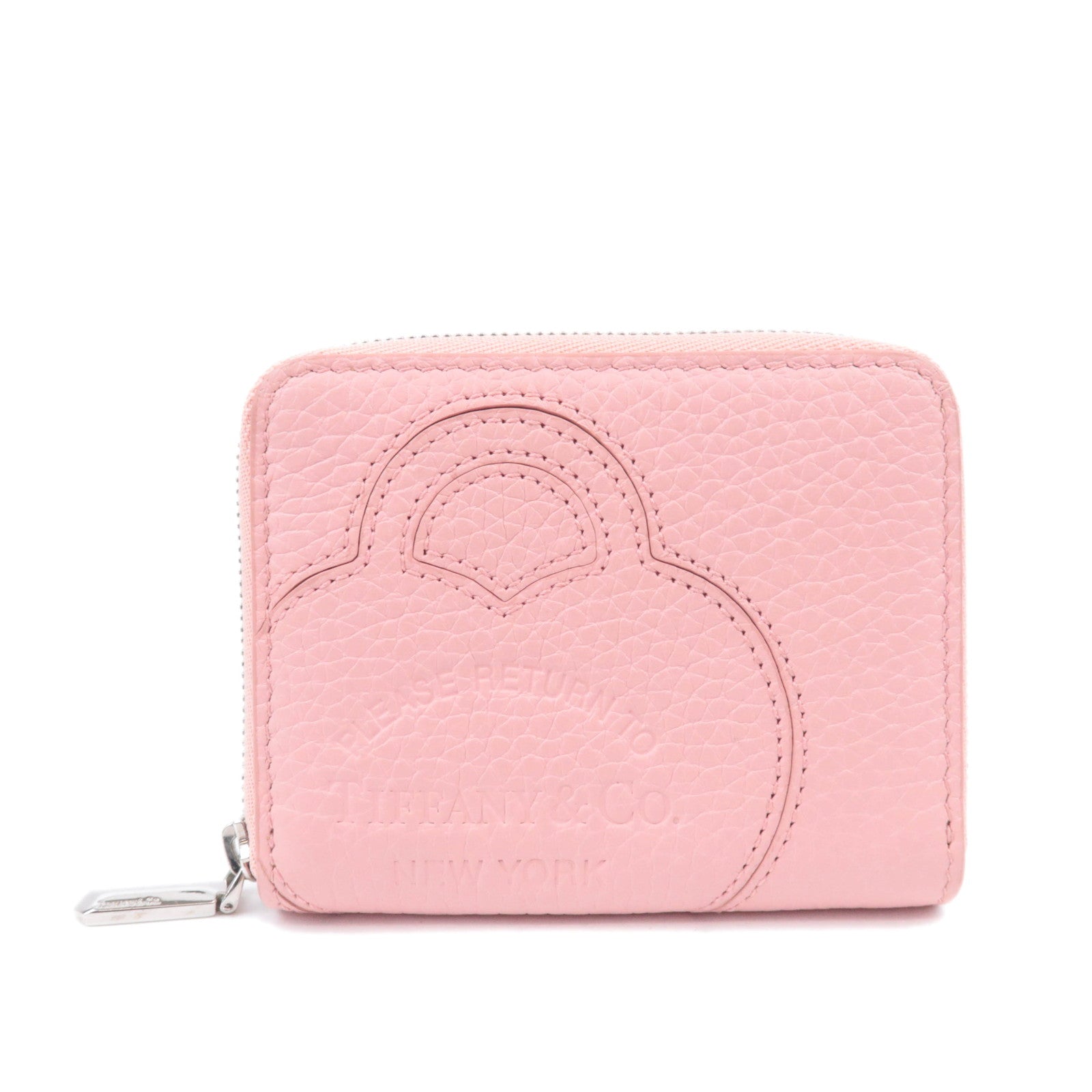 Tiffany Return To Tiffany Leather Coin Case Pink90198