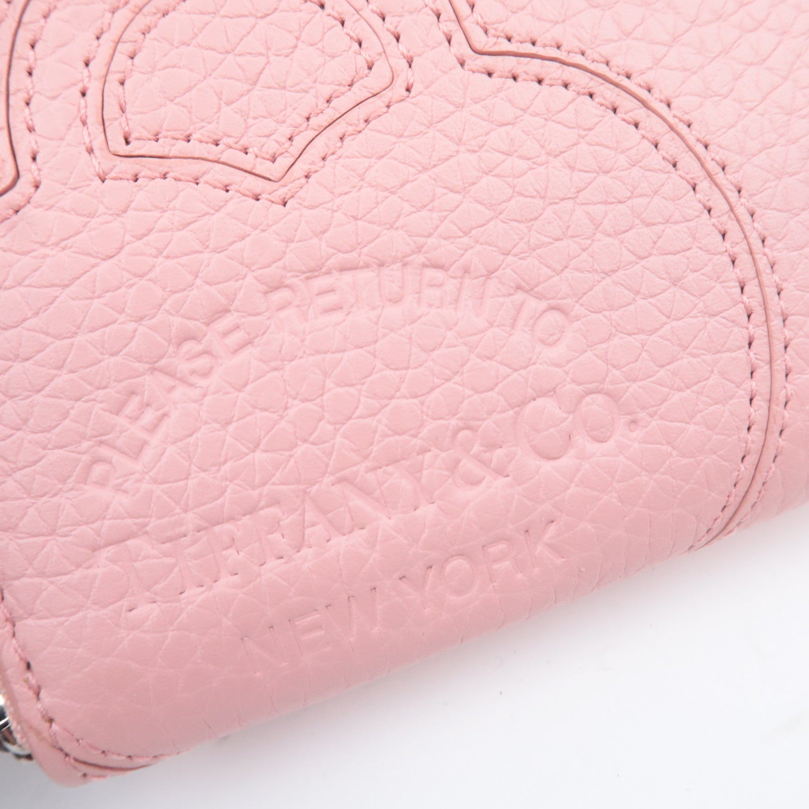 Tiffany Return To Tiffany Leather Coin Case Pink